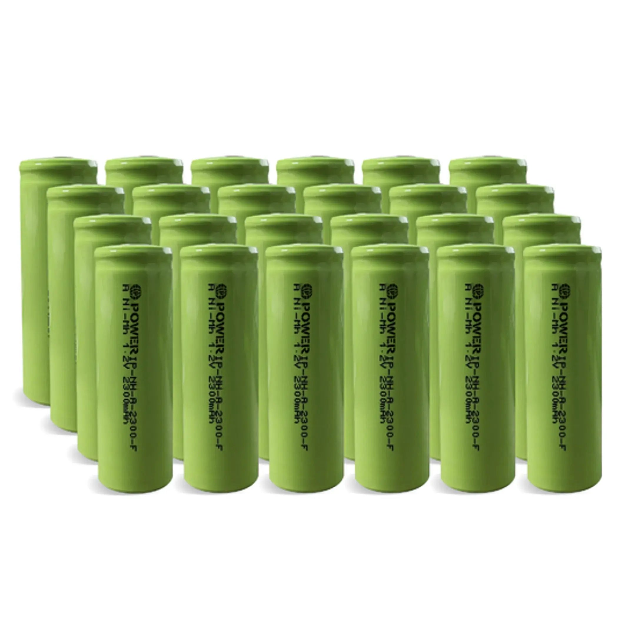 Ni-MH A 2300mAh Rechargeable Flat Top Battery 4-Pack IP Power