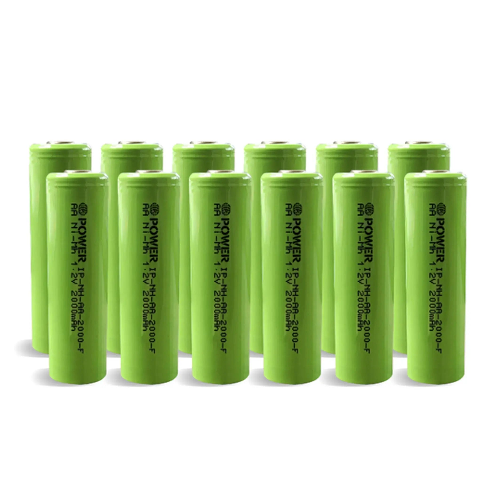 Ni-MH AA 2000mAh Rechargeable Flat Top Battery - 4 Pack IP Power