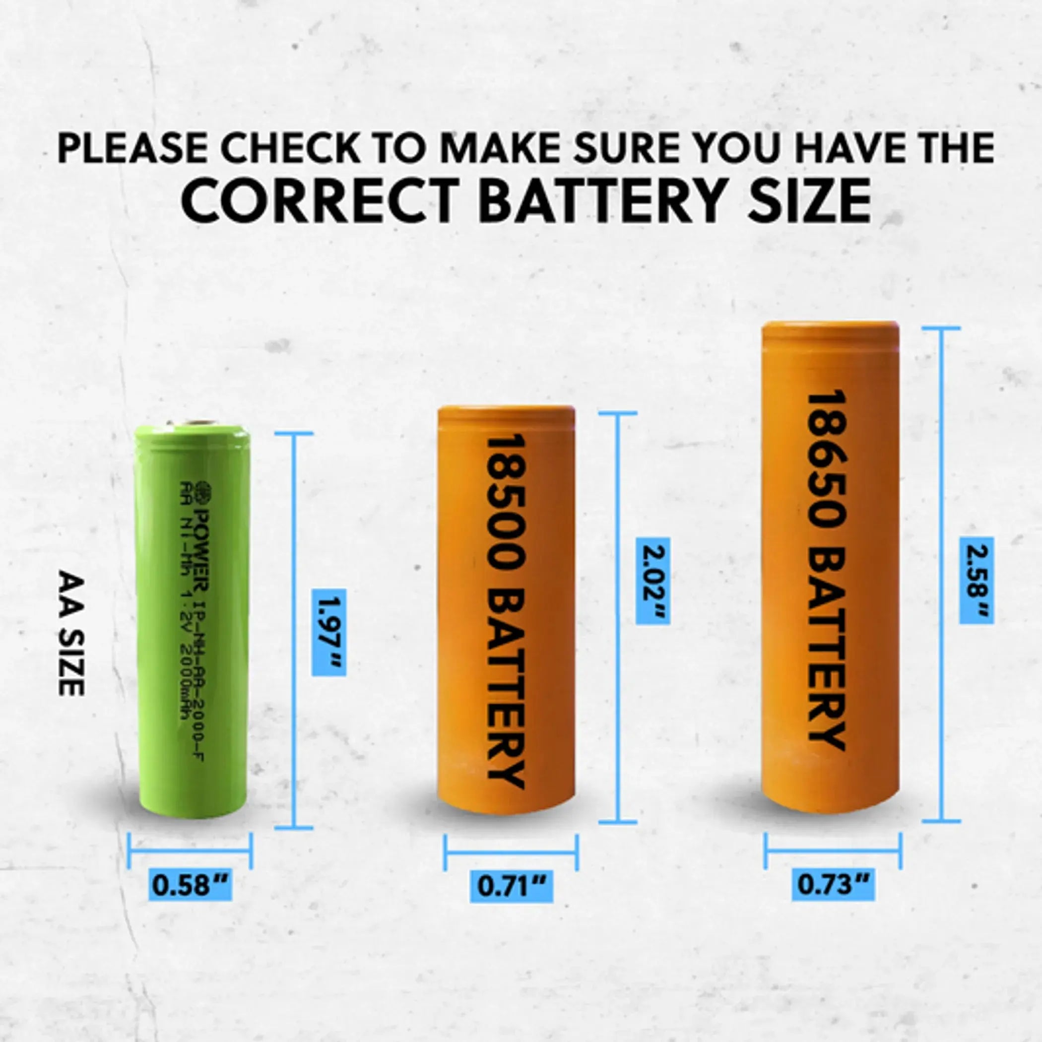 Ni-MH AA 2000mAh Rechargeable Flat Top Battery - 4 Pack IP Power