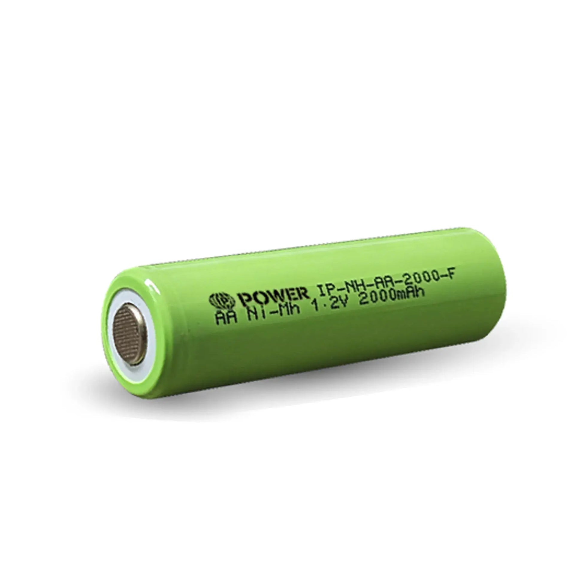 Ni-MH AA 2000mAh Rechargeable Flat Top Battery - 4 Pack IP Power
