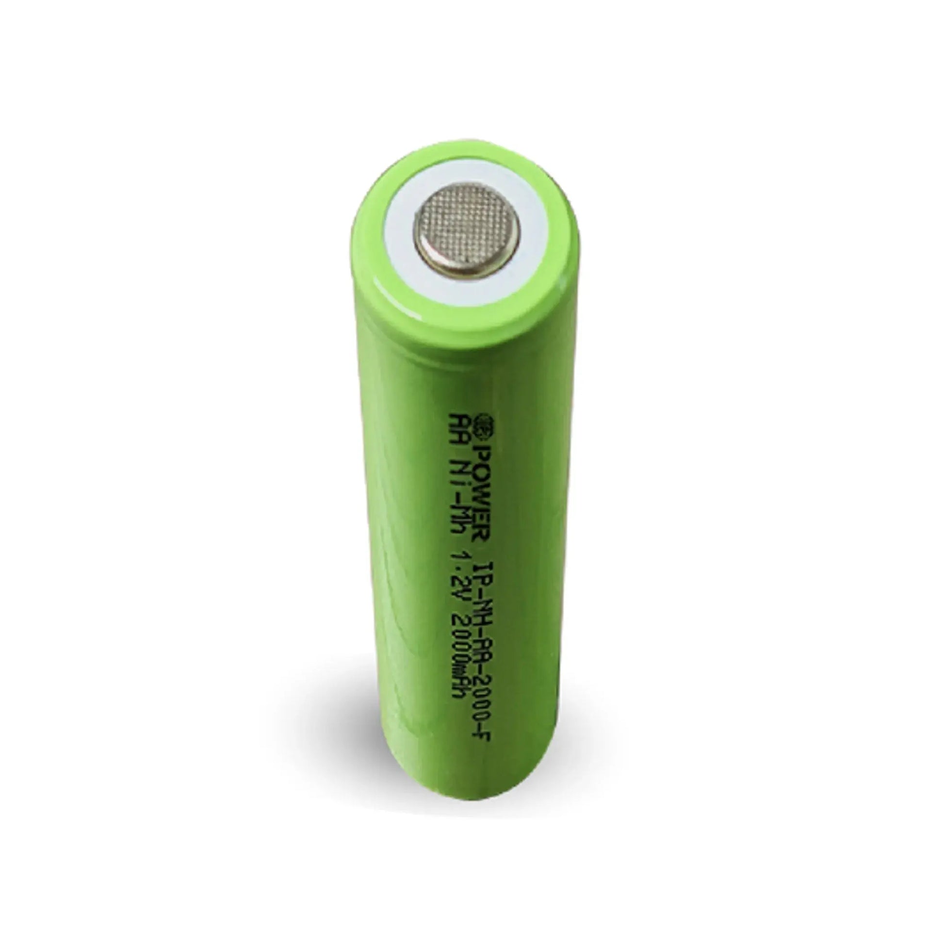 Ni-MH AA 2000mAh Rechargeable Flat Top Battery - 4 Pack IP Power