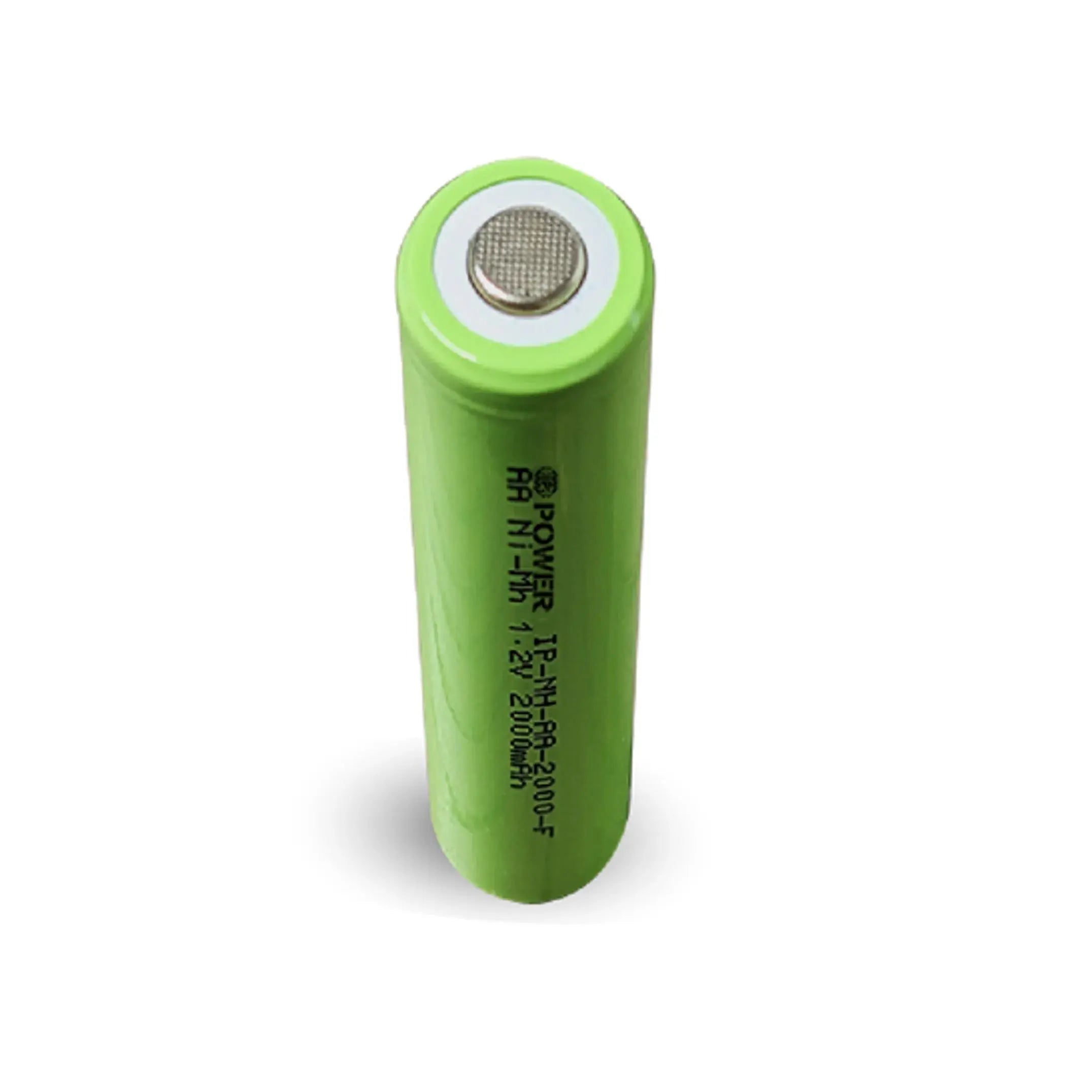 Ni-MH AA 2000mAh Rechargeable Flat Top Battery - 4 Pack IP Power