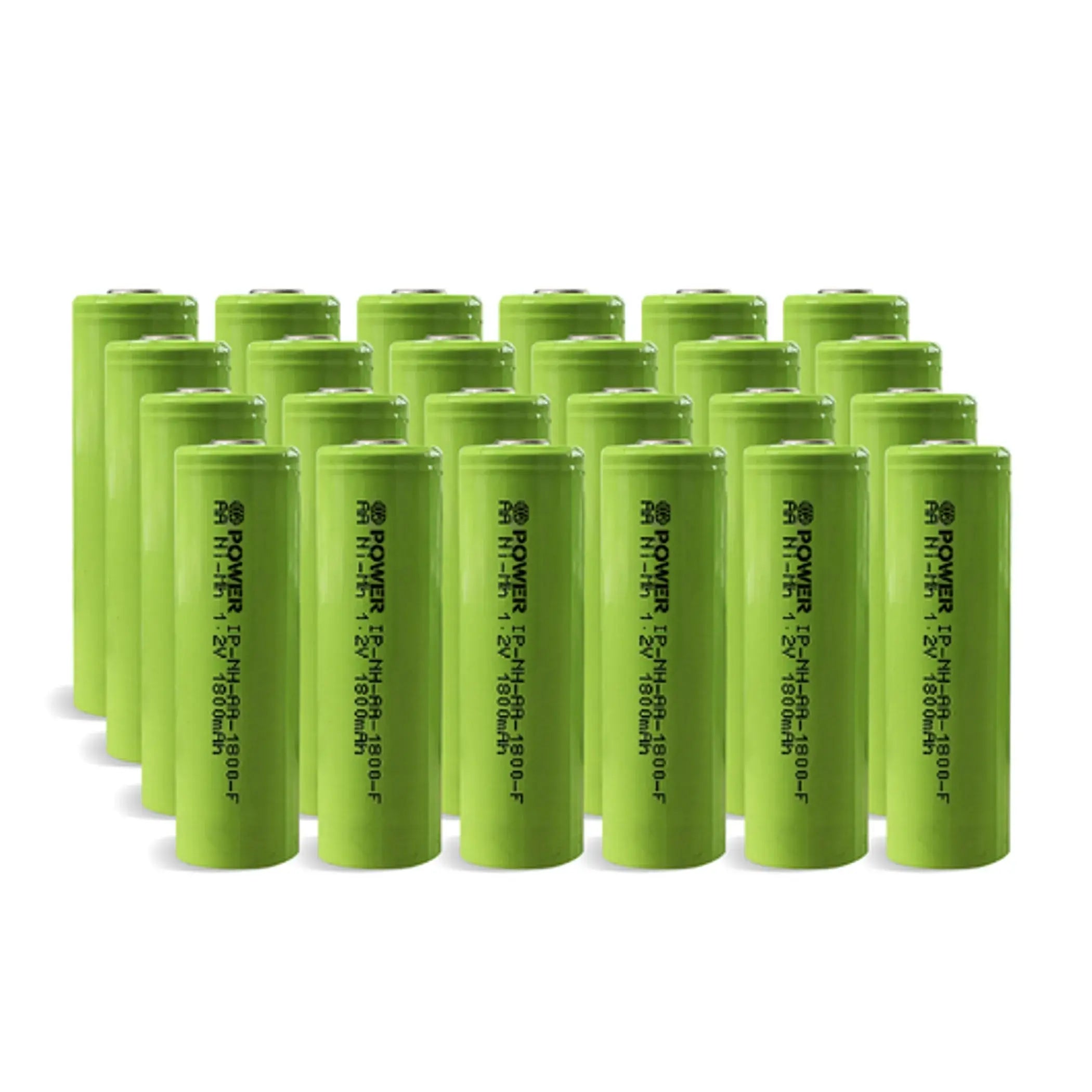 Ni-Mh AA 1800mAh 1.2V Rechargeable Batteries - 4 Pack IP Power