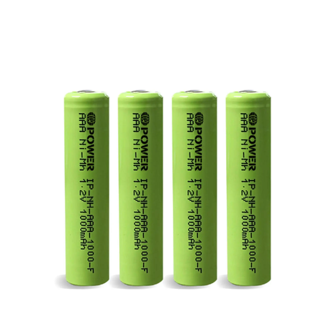 Ni-Mh AAA 1000mAh 1.2V Rechargeable Flat Top Battery 4-Pack IP Power