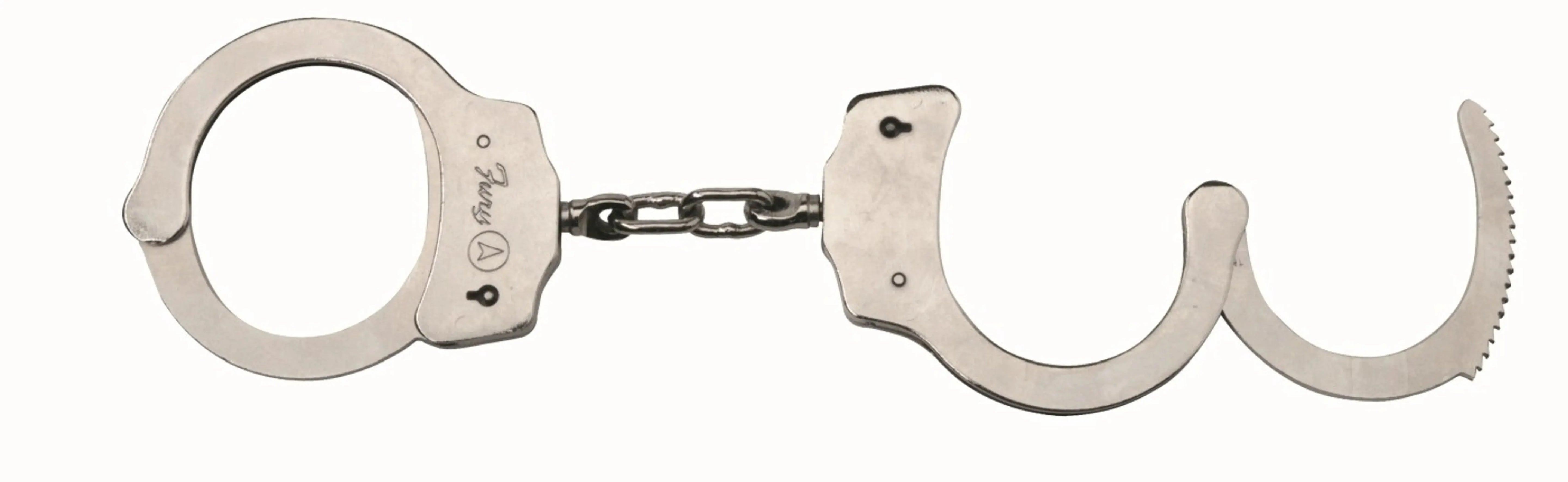 Nickel Dual Locking Handcuffs Spartacus
