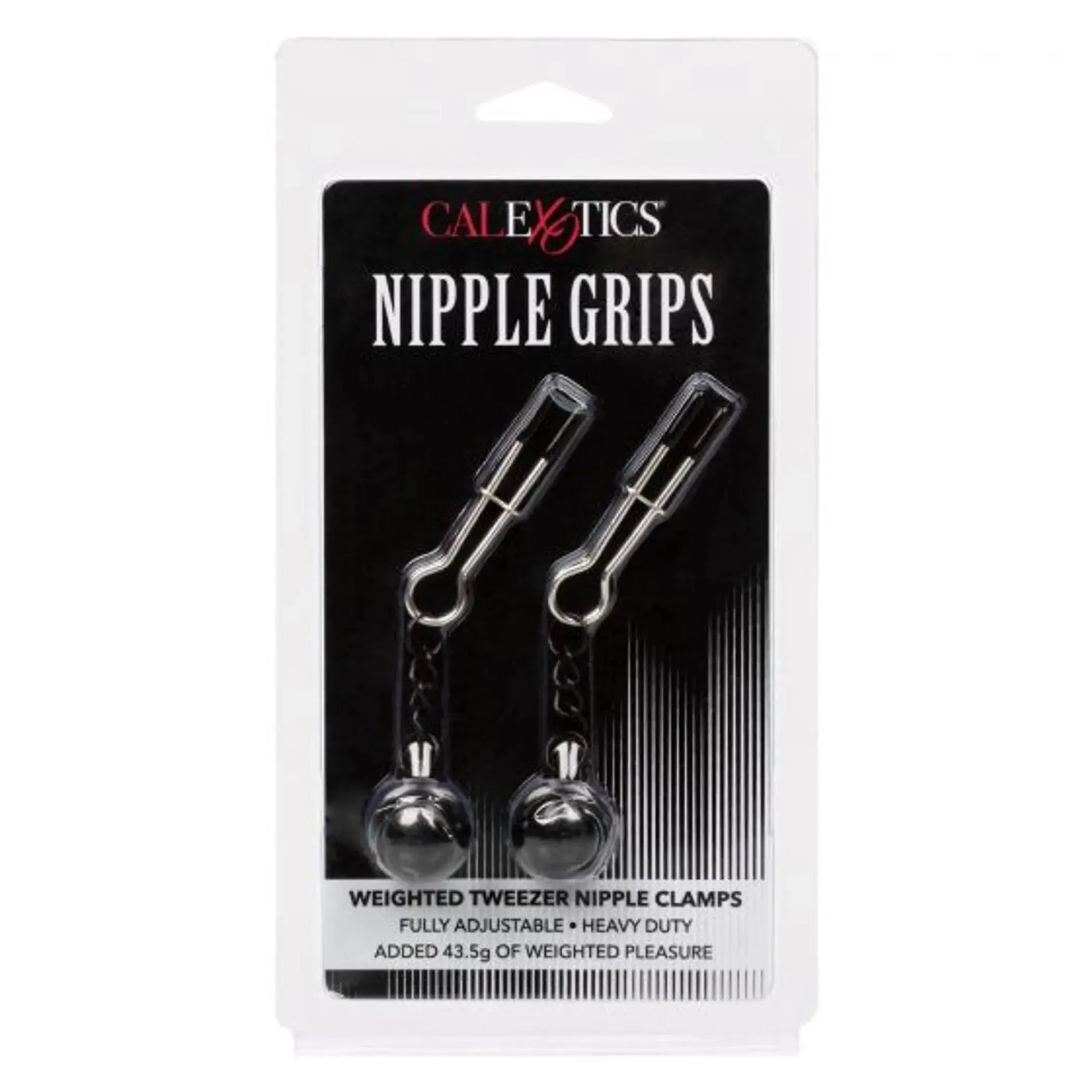 Nipple Grips Weighted Tweezer Nipple Clamps California Exotic Novelties
