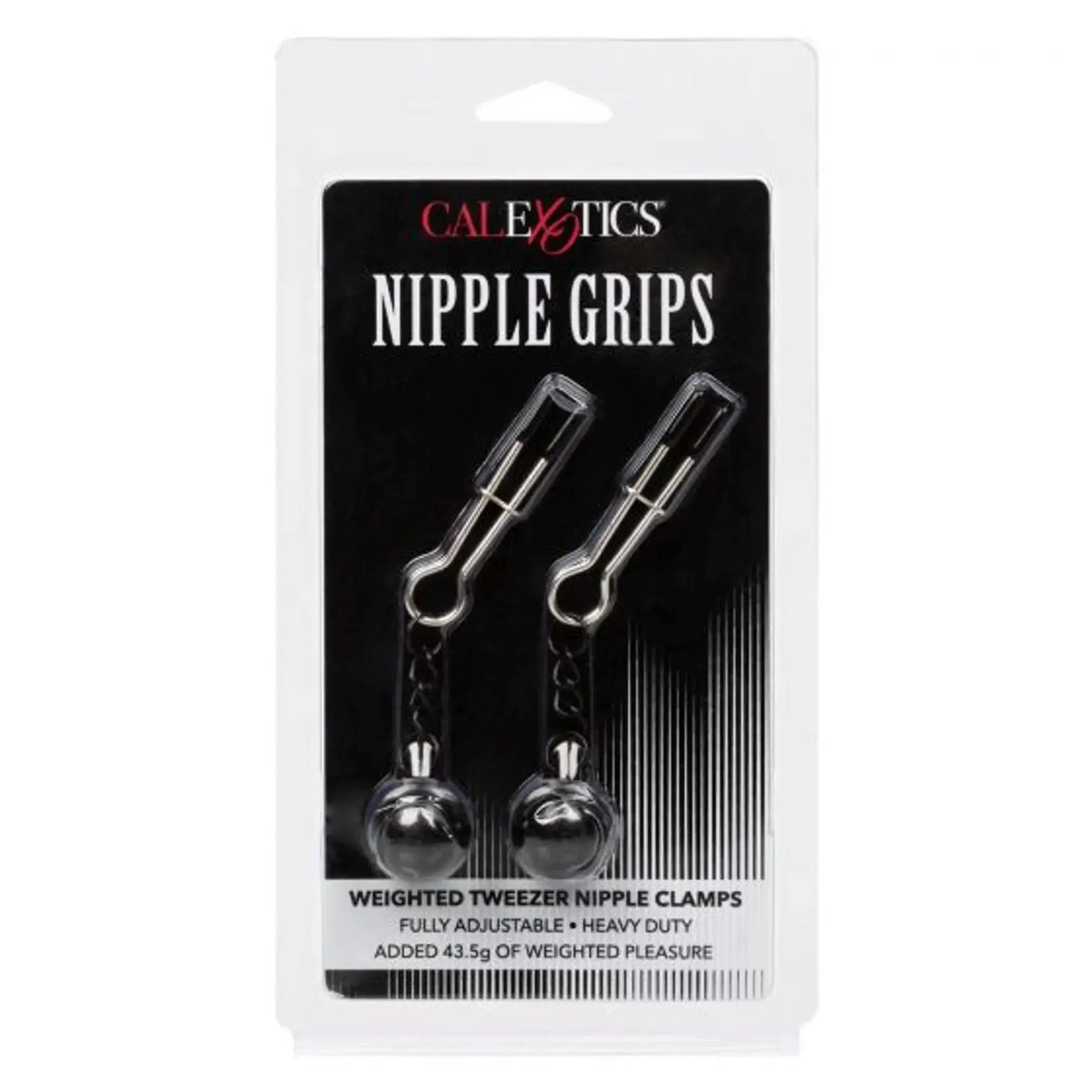 Nipple Grips Weighted Tweezer Nipple Clamps California Exotic Novelties