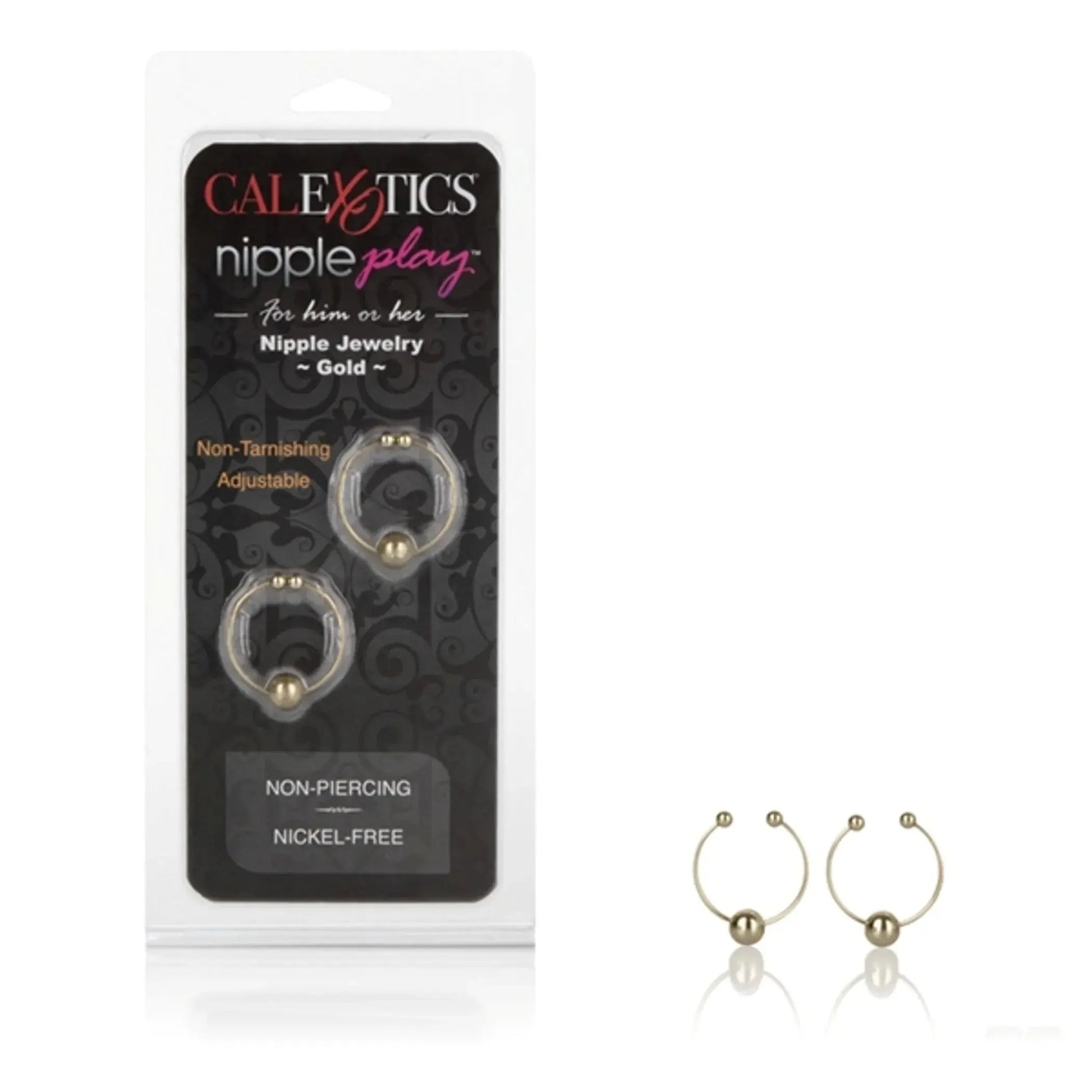 Nipple Play Nipple Ring Gold California Exotic Novelties
