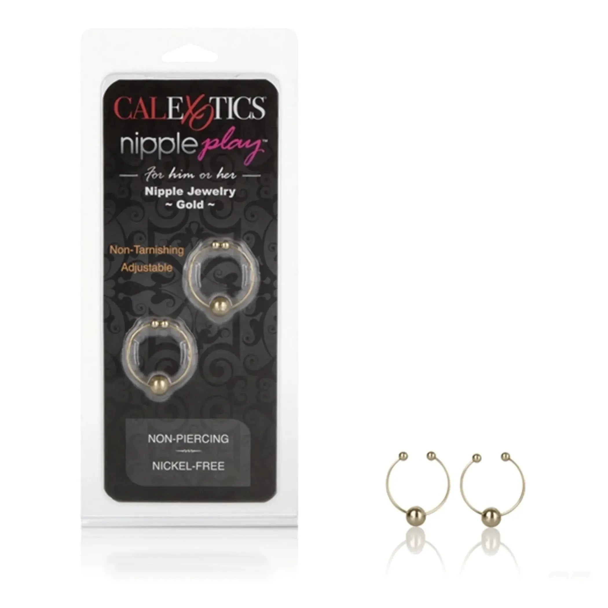 Nipple Play Nipple Ring Gold California Exotic Novelties