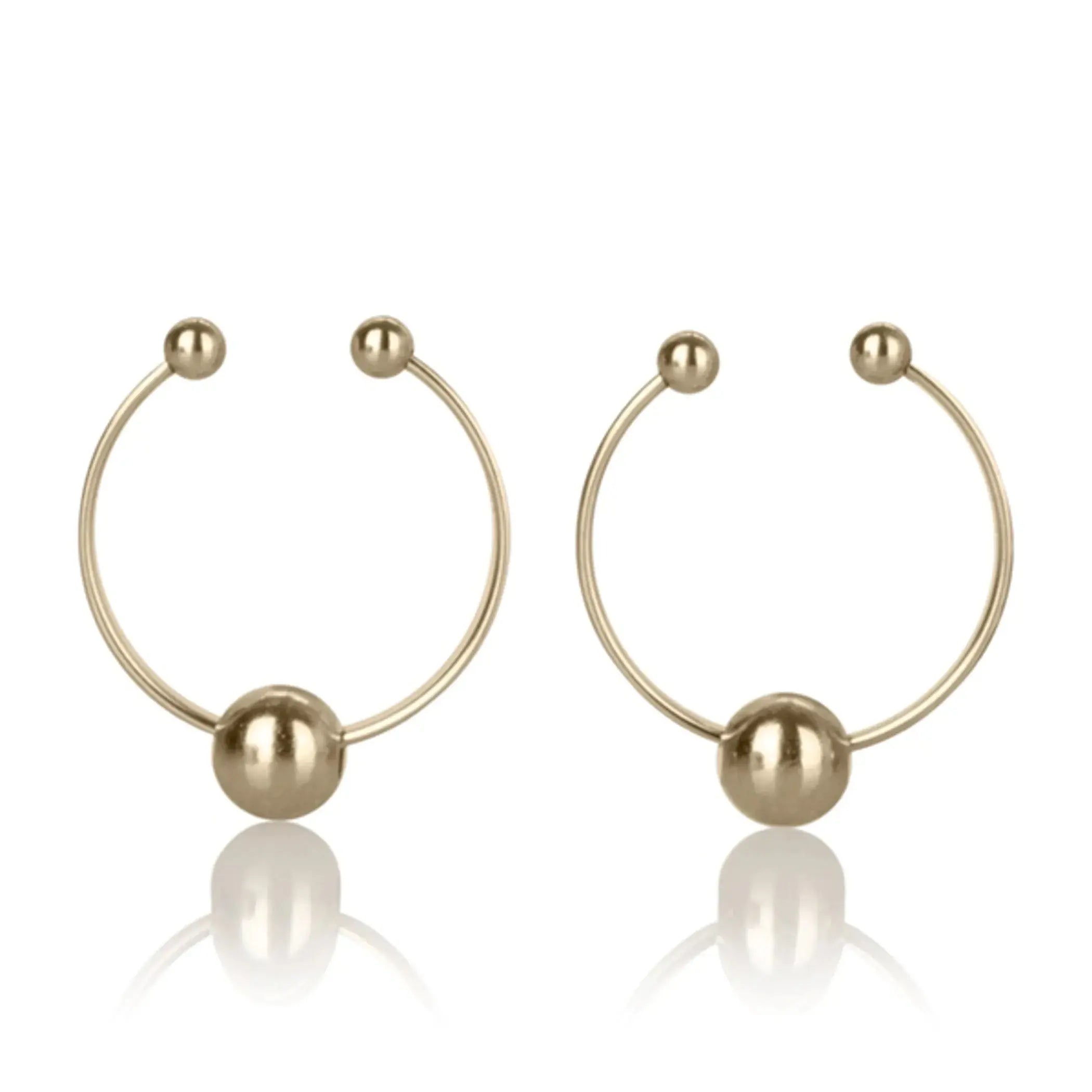 Nipple Play Nipple Ring Gold California Exotic Novelties