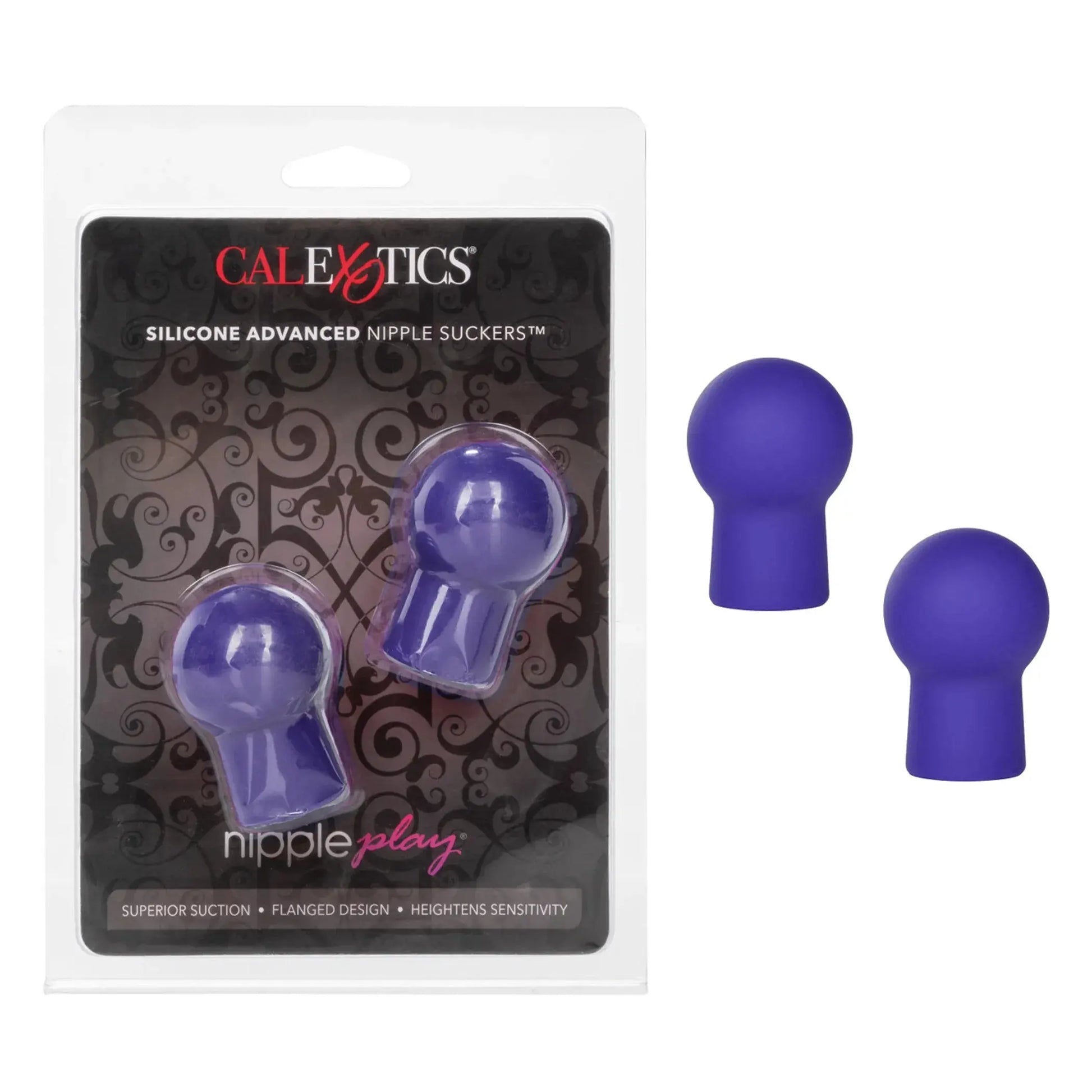Nipple Play Silicone Suckers In Purple California Exotic Novelties