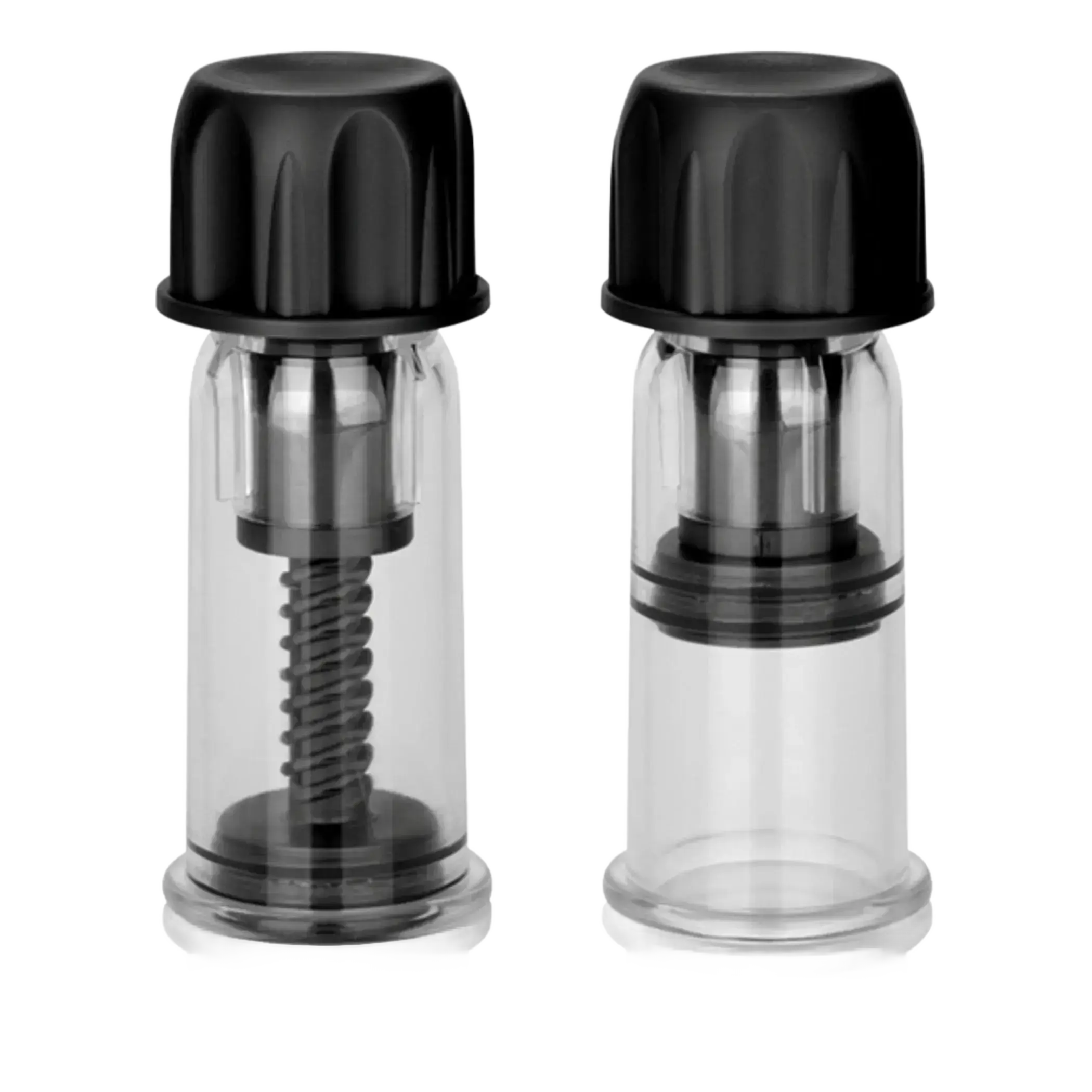 NIPPLE PLAY VACUUM TWIST SUCKERS BLACK California Exotic Novelties