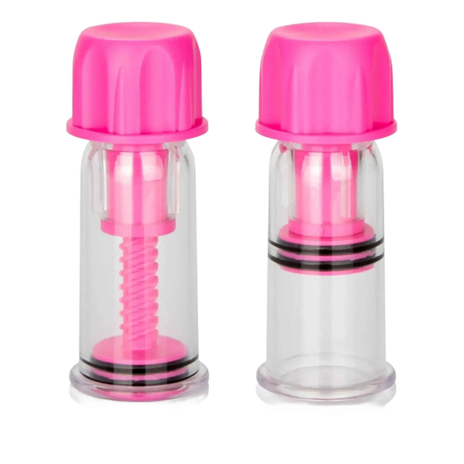 NIPPLE PLAY VACUUM TWIST SUCKERS PINK California Exotic Novelties