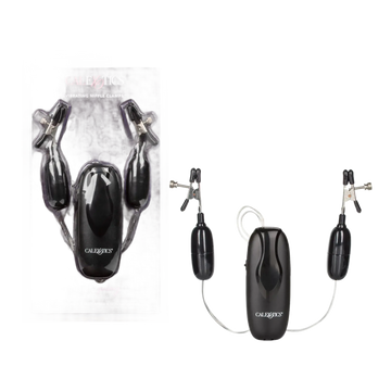 NIPPLE PLAY NIPPLE CLAMPS VIBRATING California Exotic Novelties