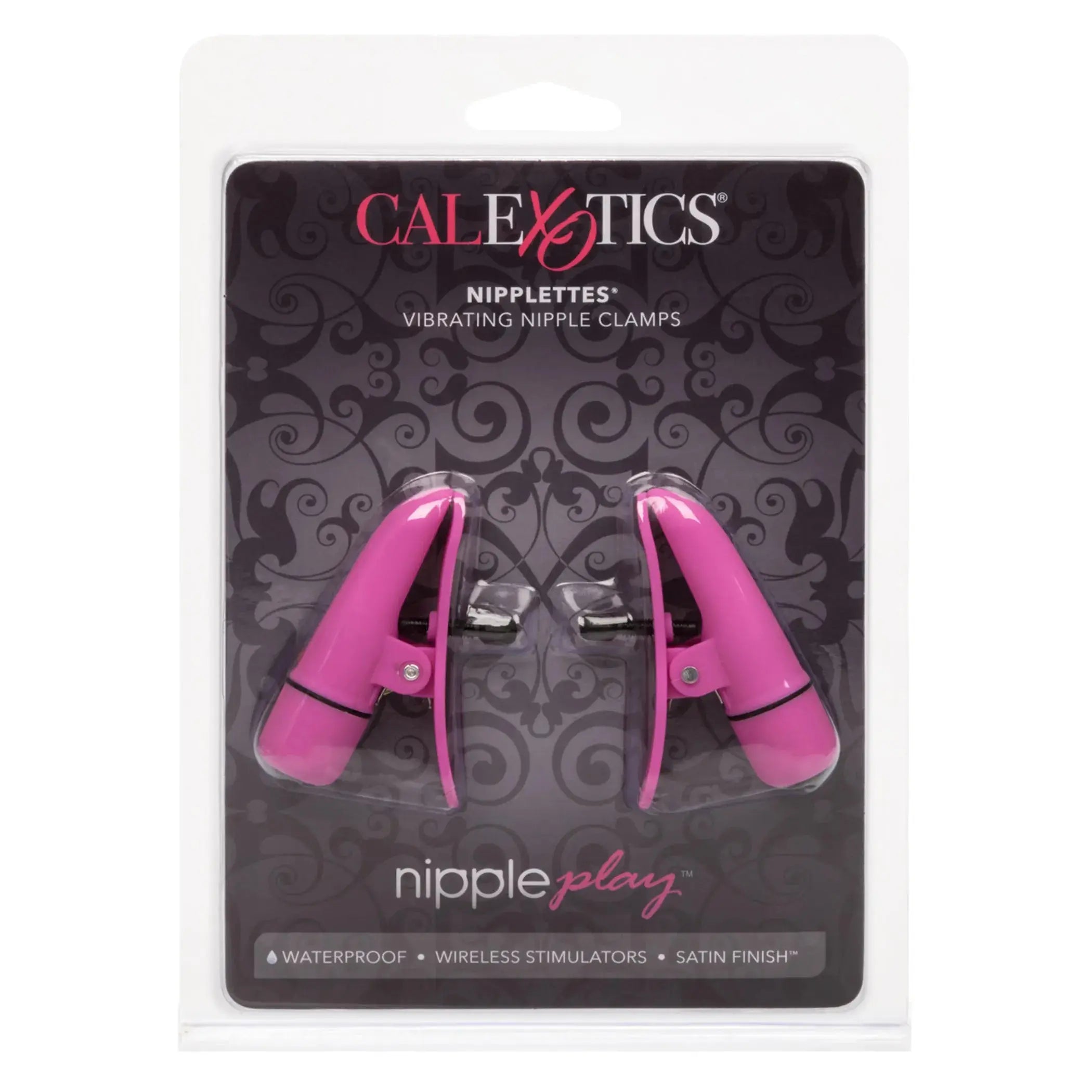 Nipplettes Pink Vibrating Nipple Clamps California Exotic Novelties