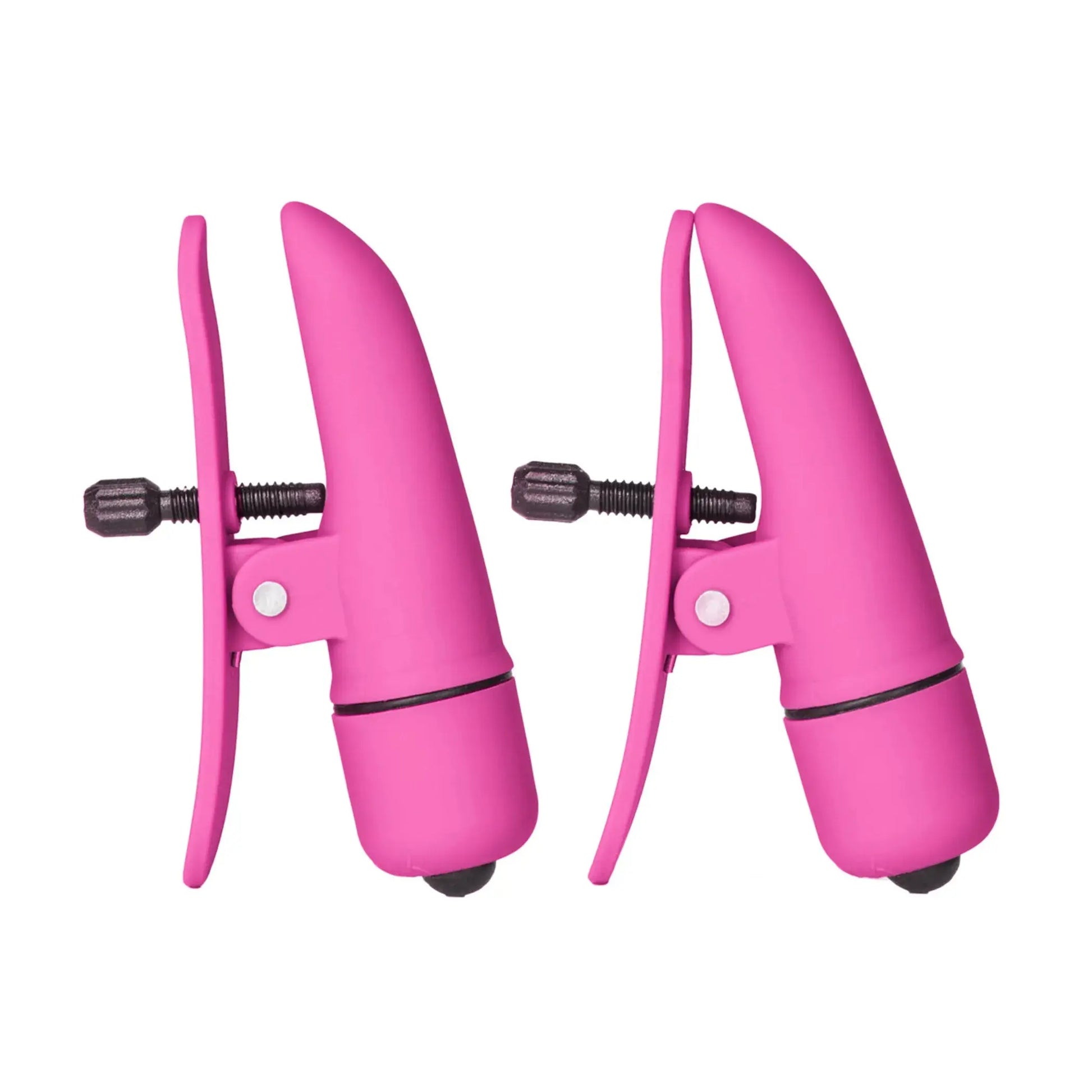 Nipplettes Pink Vibrating Nipple Clamps California Exotic Novelties