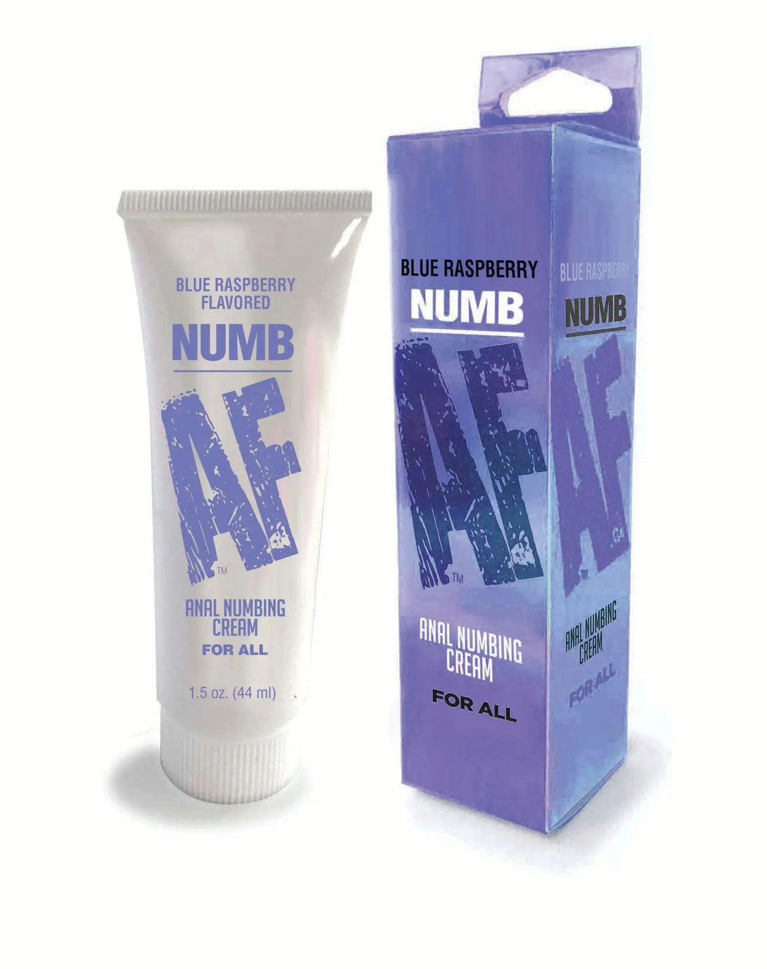 Numb AF Desensitizing Anal Gel Blue Raspberry 1.5 oz Little Genie