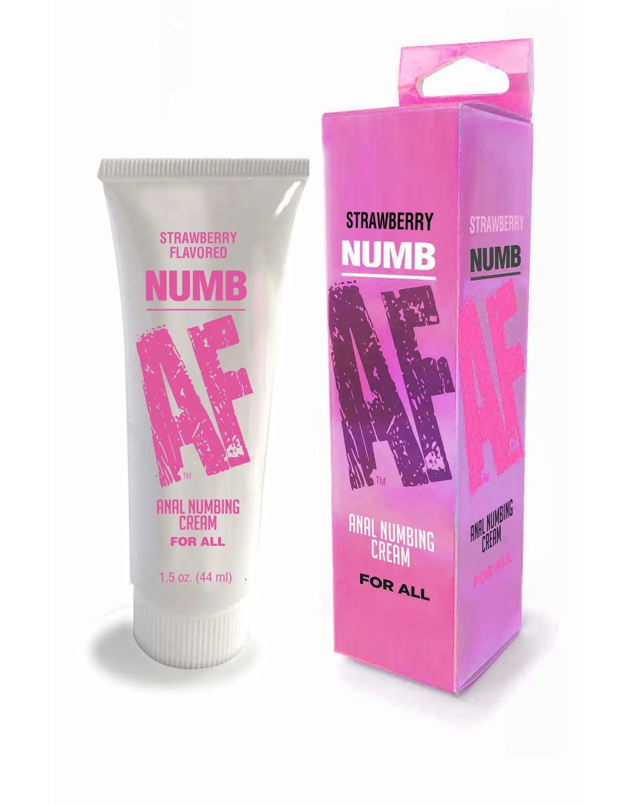 Numb AF Desensitizing Anal Gel Strawberry 1.5 oz Little Genie