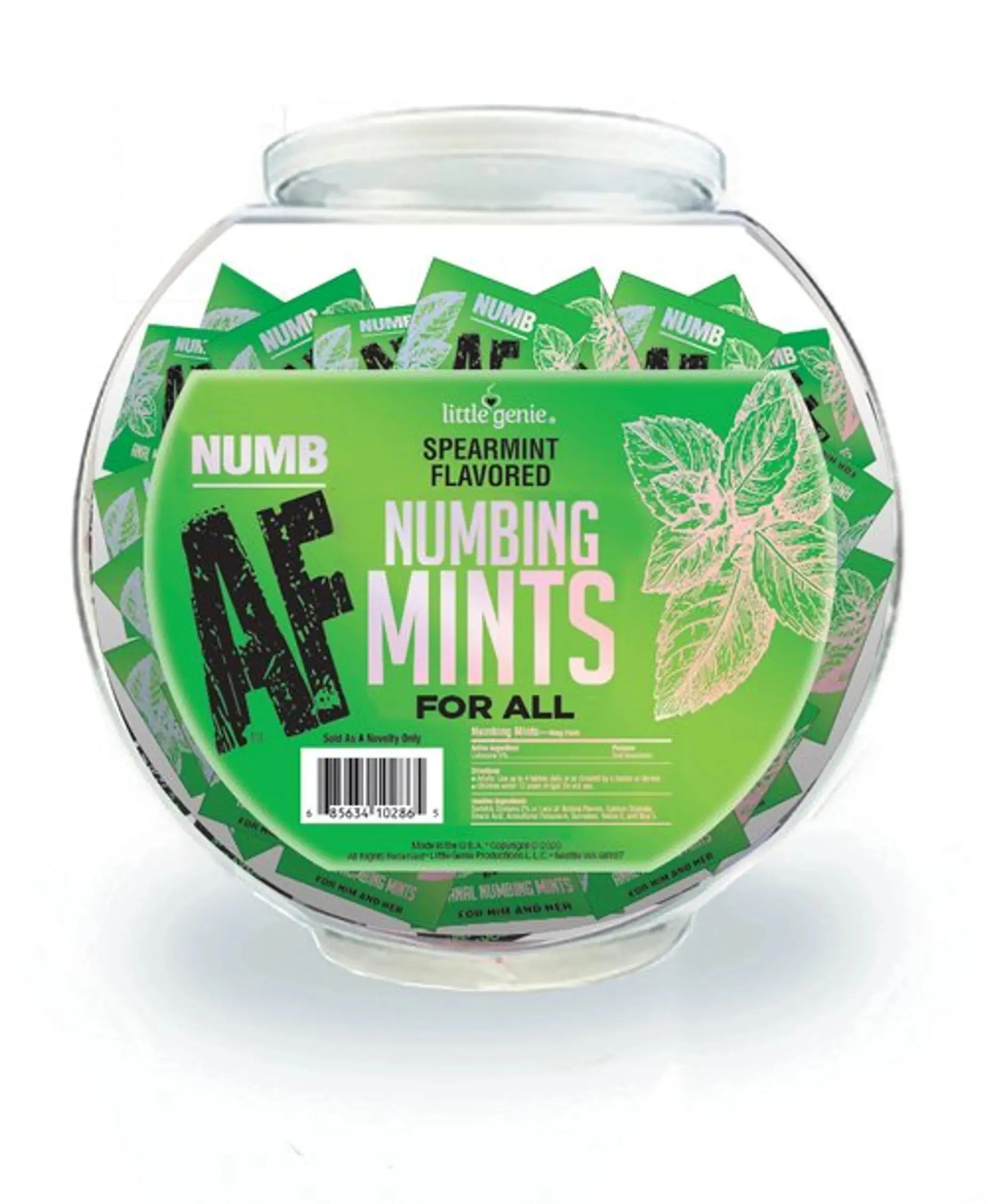 Numbing Mints 100pc Fishbowl Little Genie