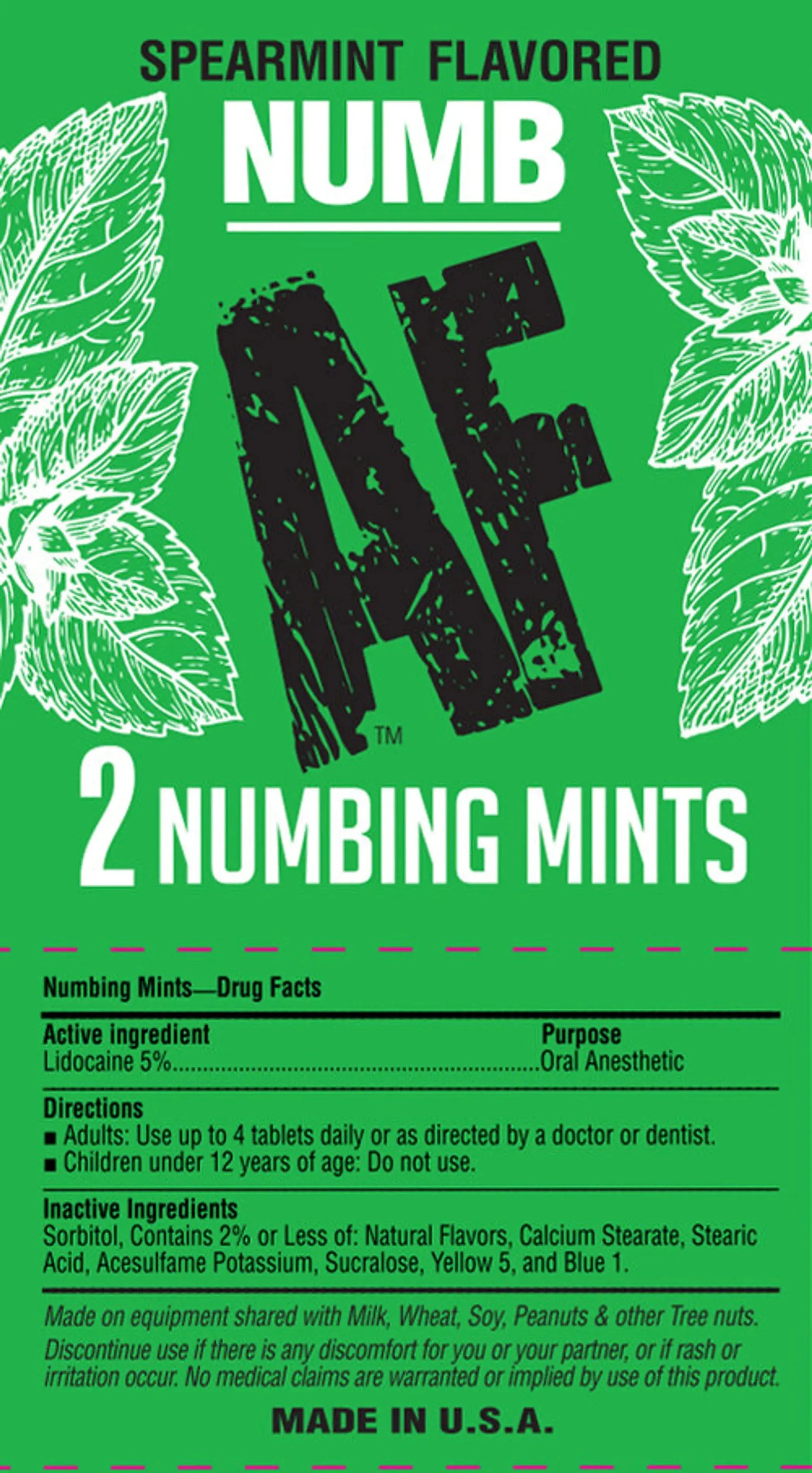 Numbing Mints 100pc Fishbowl Little Genie