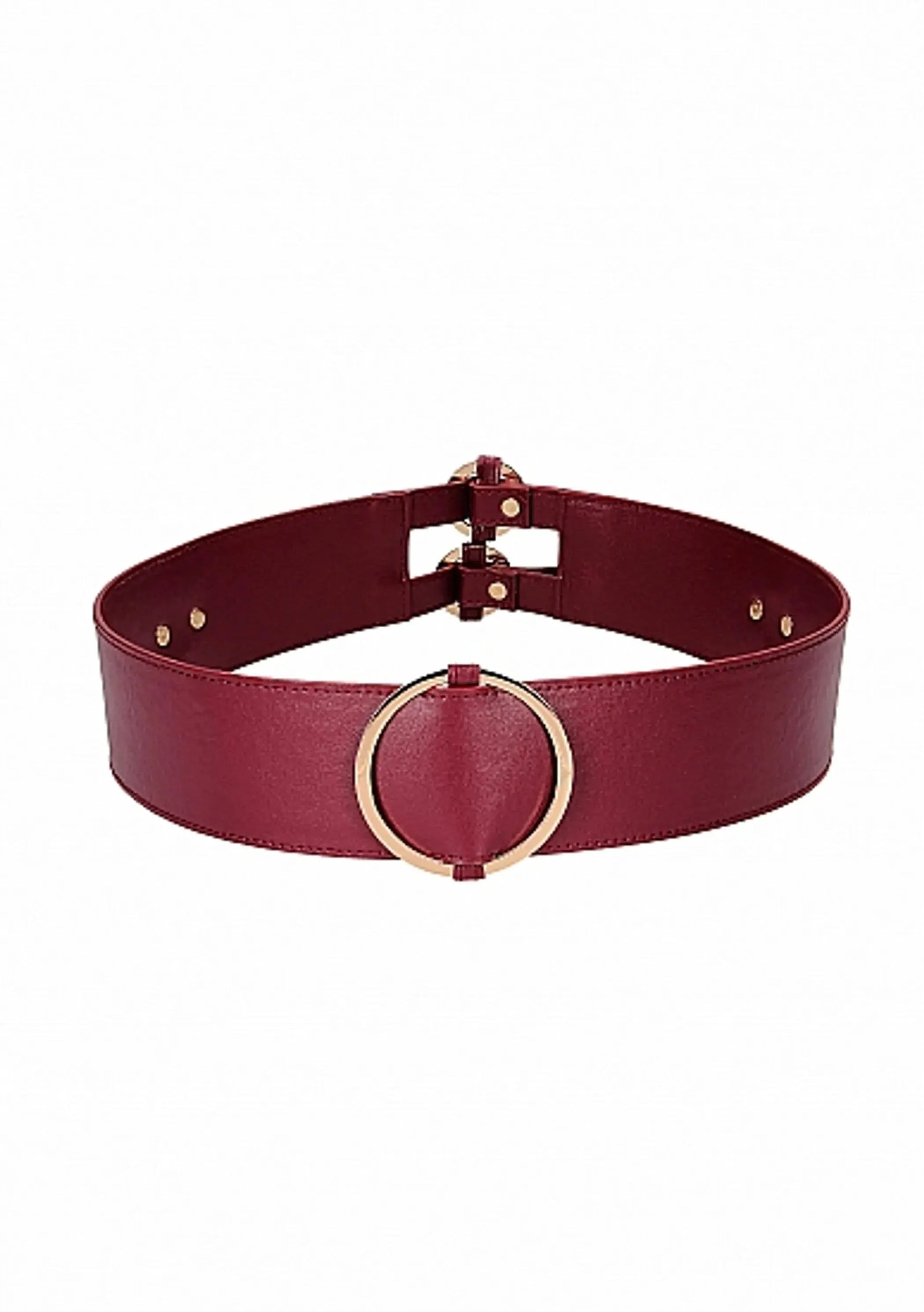 OUCH HALO WAIST BELT BURGUNDY SHOTS AMERICA