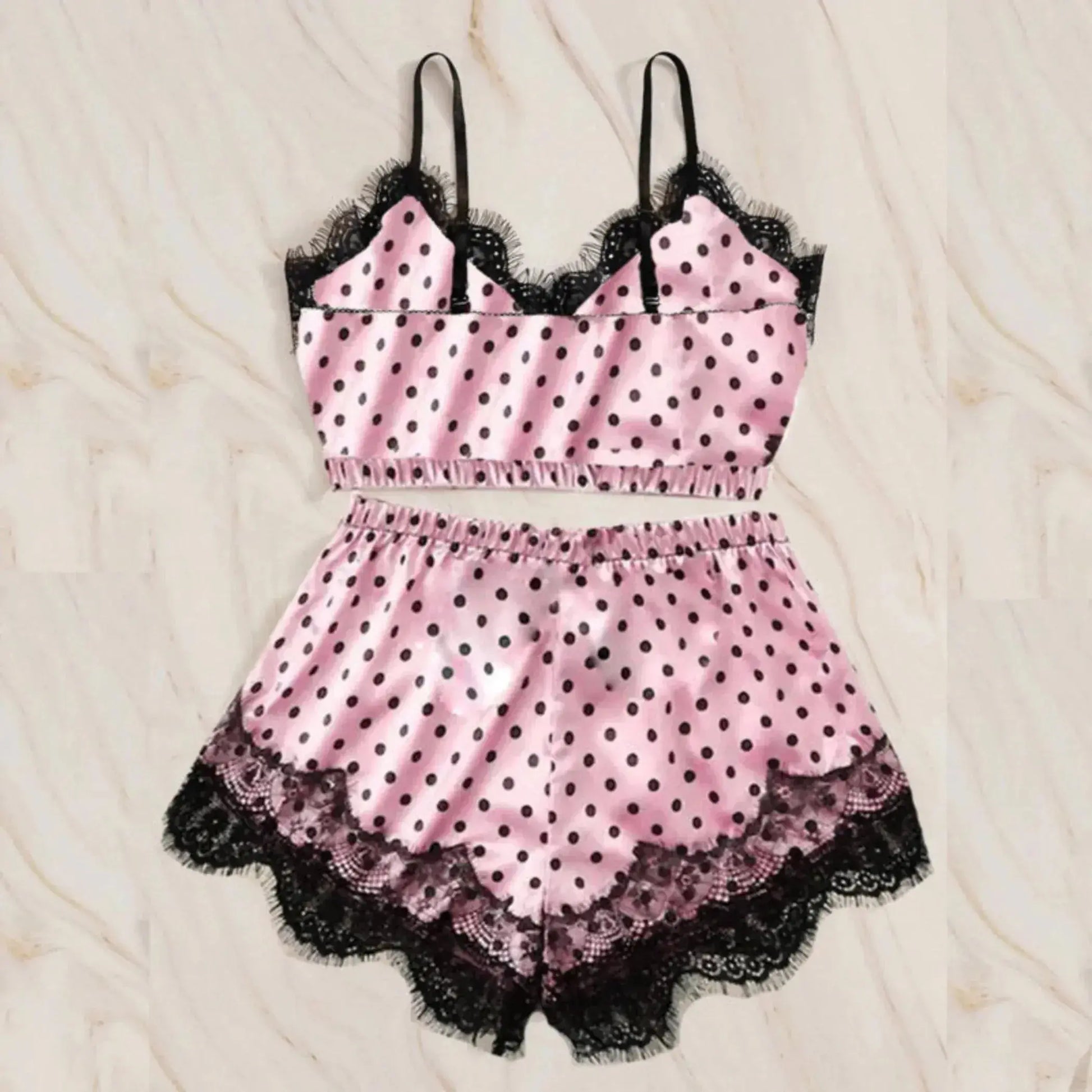 Oakley Lace Silk Nightwear Set La Belle Fantastique