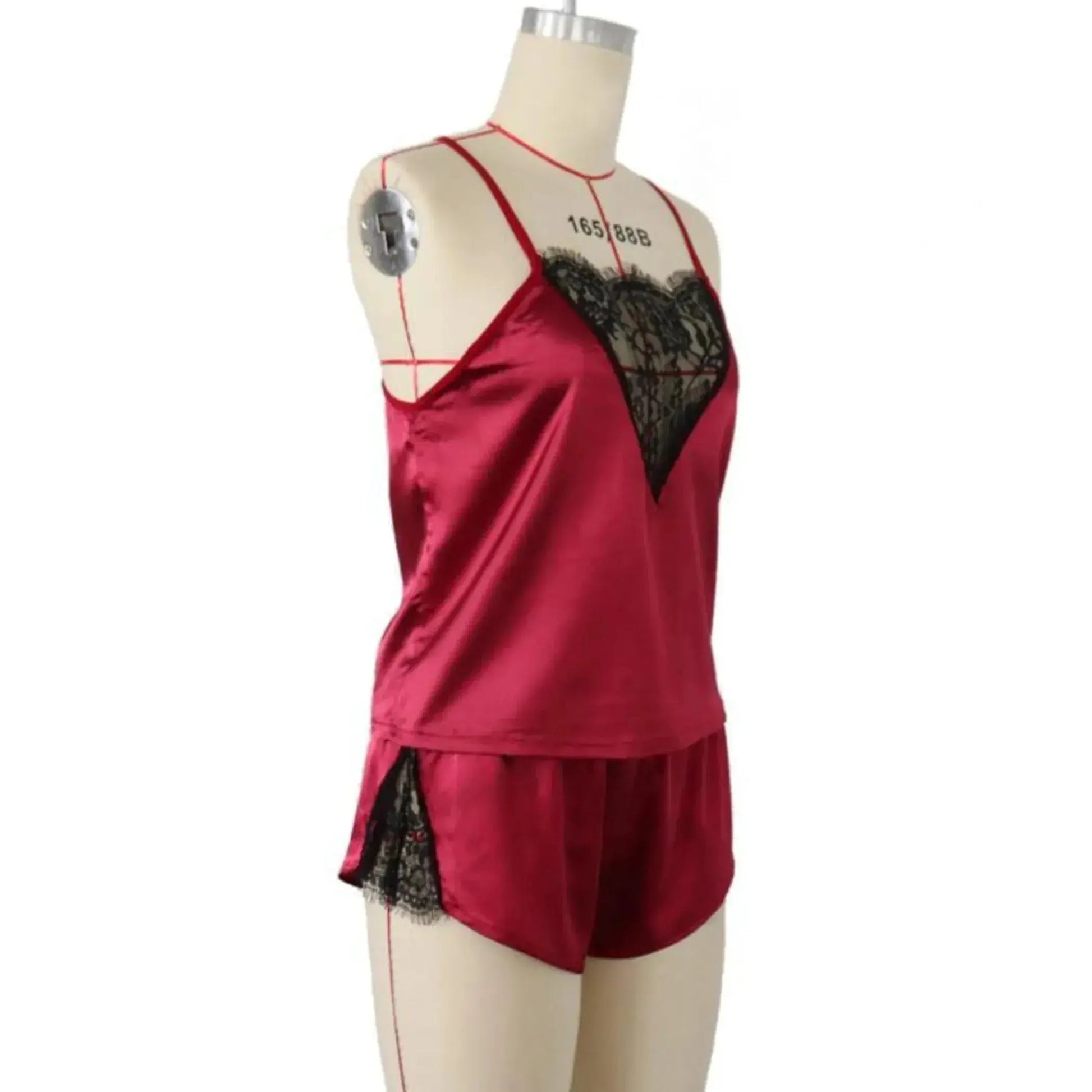 Oakley Lace Silk Nightwear Set La Belle Fantastique