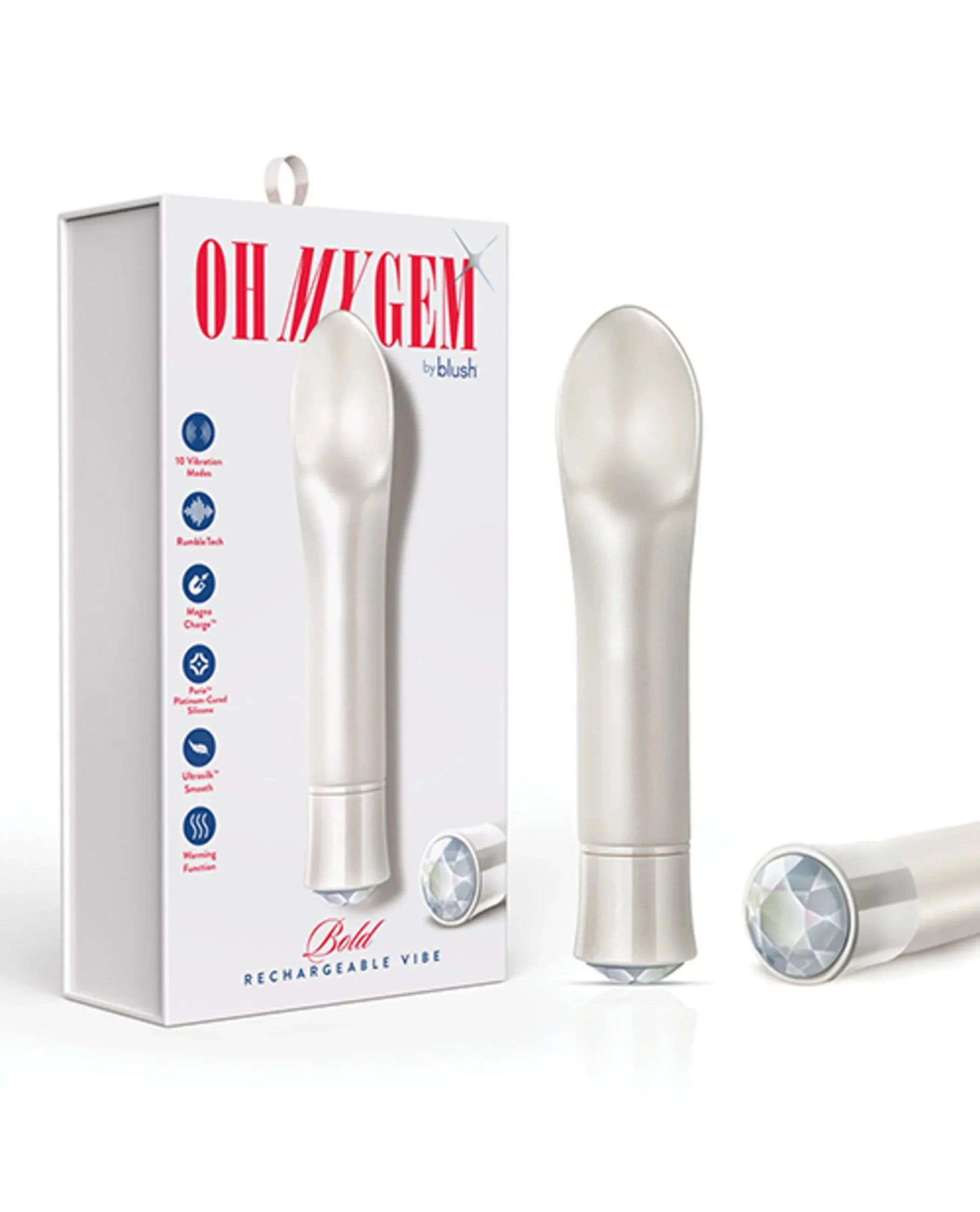 Oh My Gem Bold Diamond Vibrator Blush Novelties