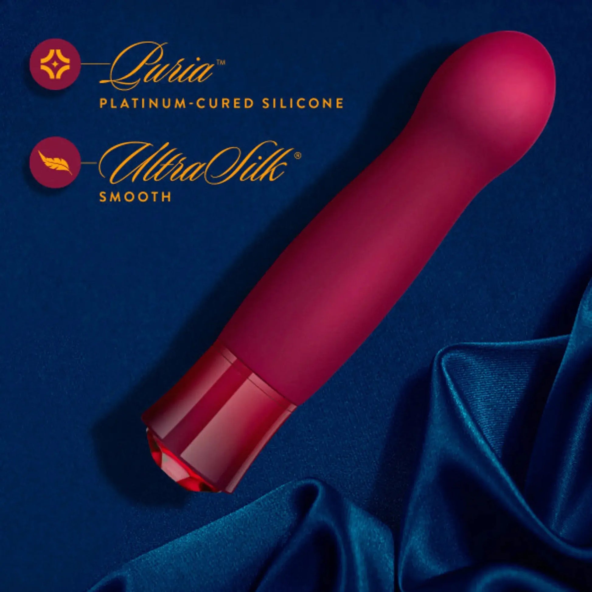Oh My Gem Classy Garnet Vibrator Blush Novelties