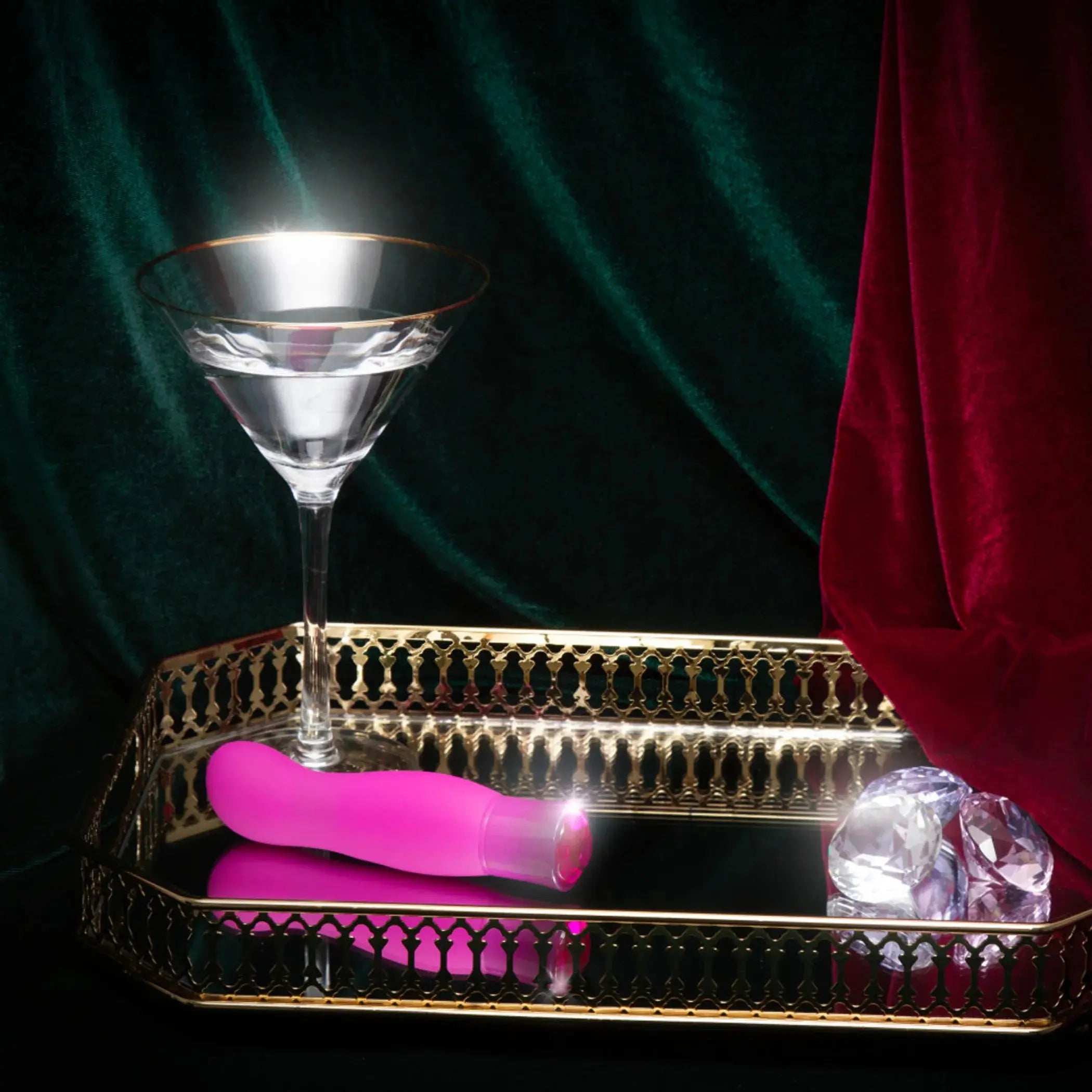 Oh My Gem Exclusive Tourmaline Vibrator Blush Novelties