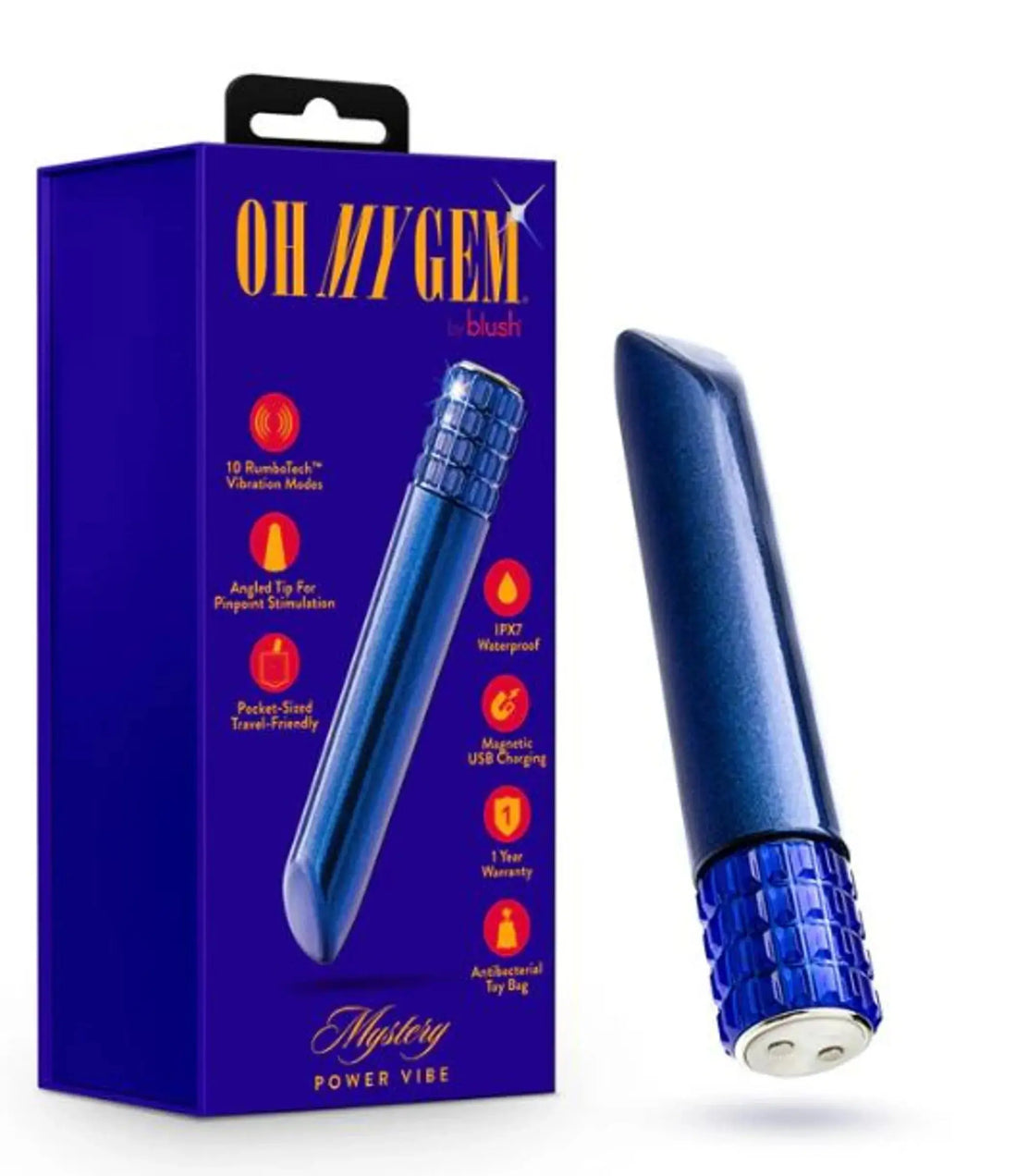 Oh My Gem Mystery Vibe Sapphire Blush Novelties