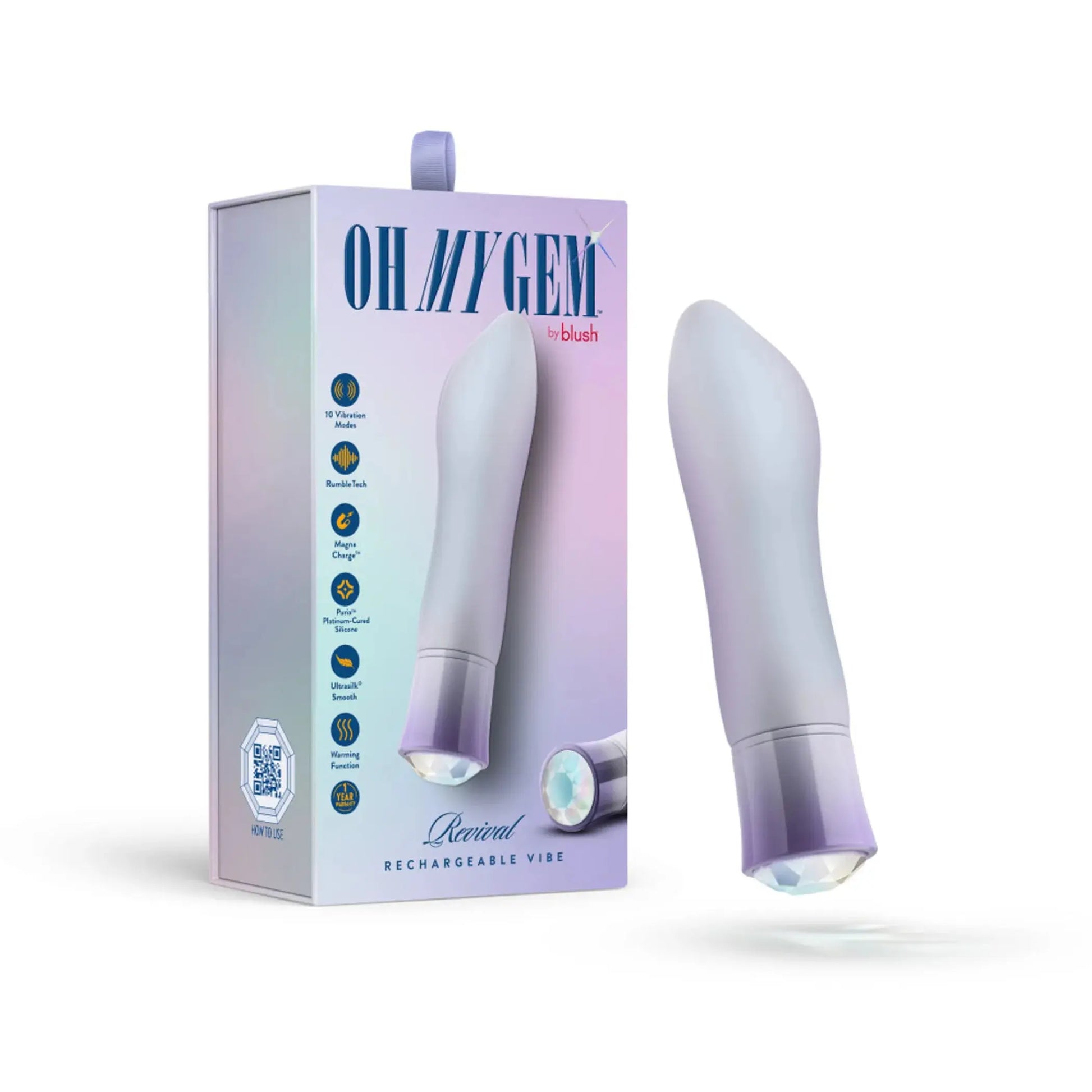 Oh My Gem Revival Opal Vibrator Blush Novelties