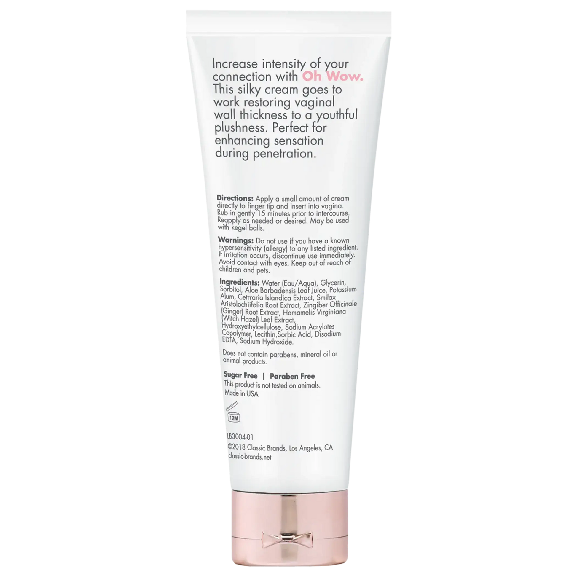 Oh Wow Tightening Gel 1 Fl Oz Au Naturel Classic Brands