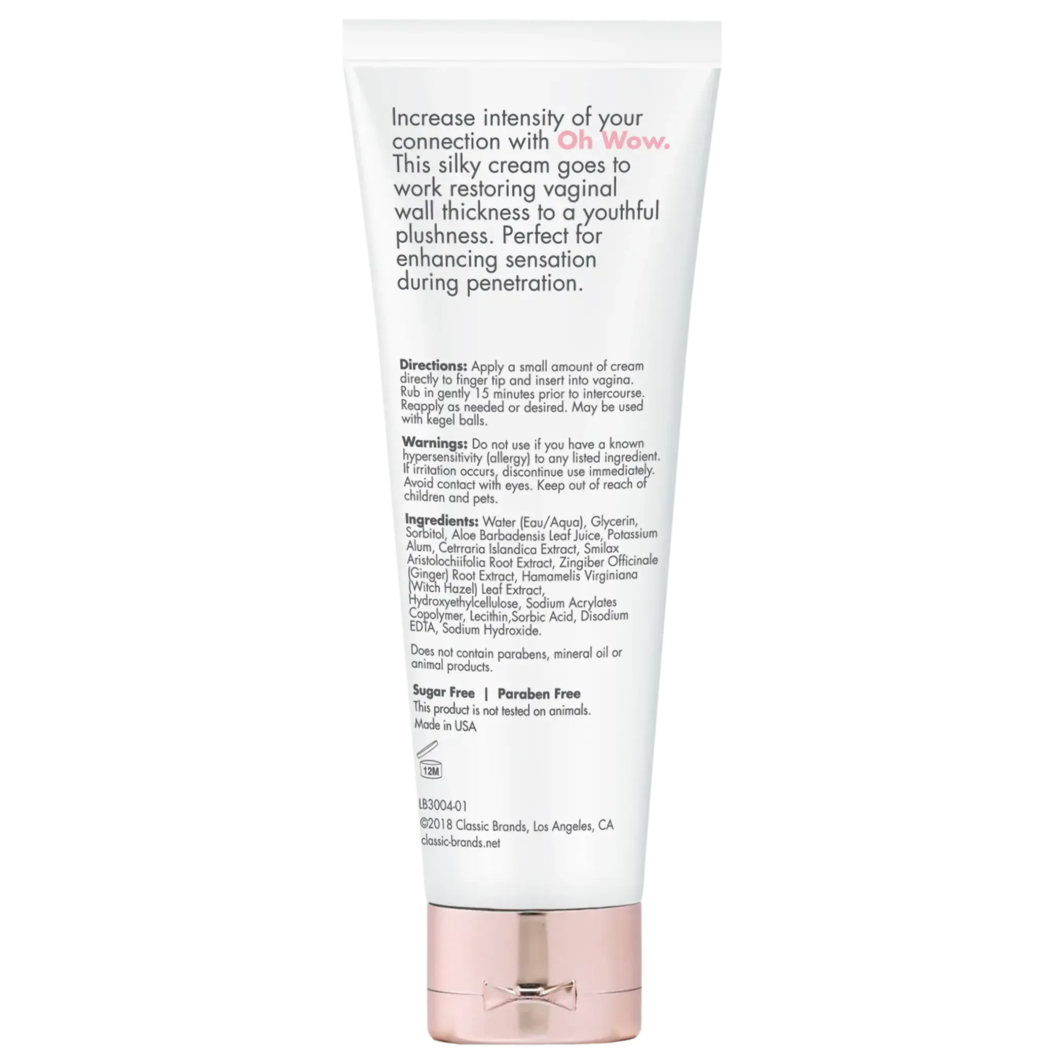 Oh Wow Tightening Gel 1 Fl Oz Au Naturel Classic Brands