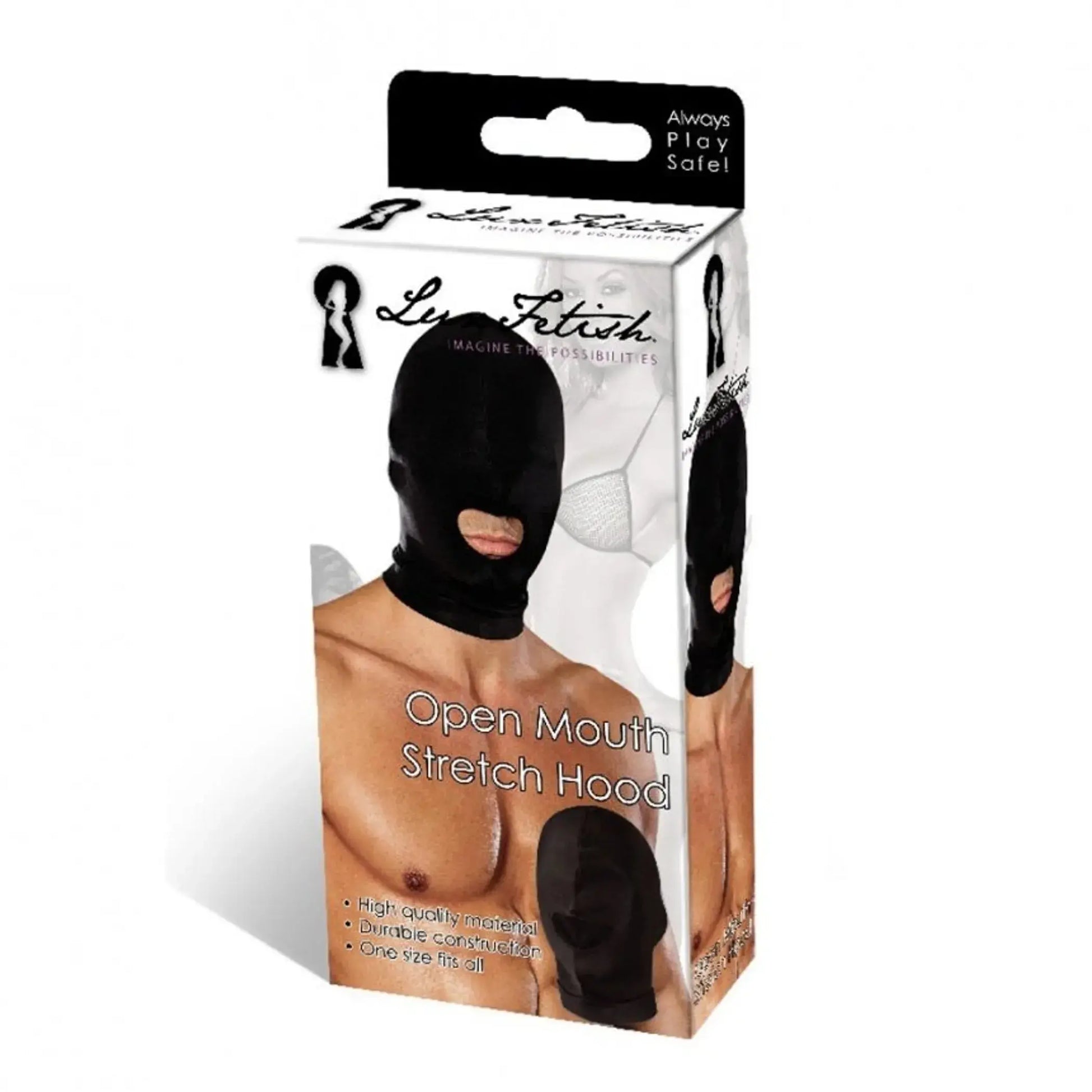 Open Mouth Stretch Hood Electric / Hustler Lingerie