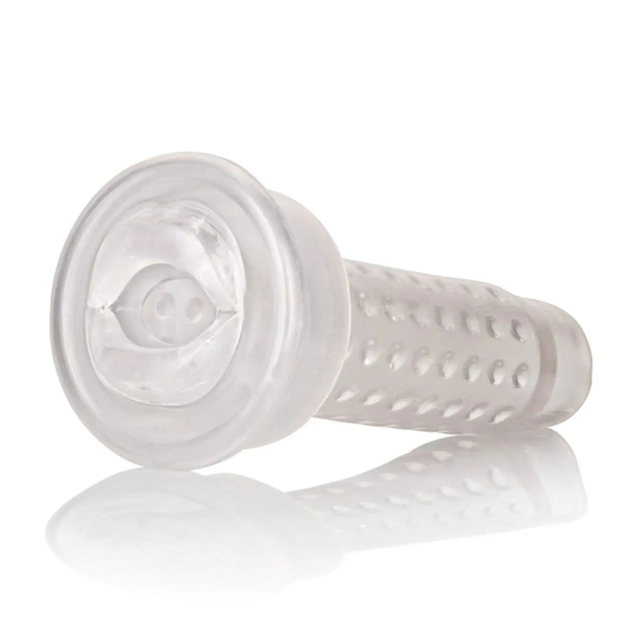Optimum Stroker Pump Sleeve Mouth California Exotic Novelties