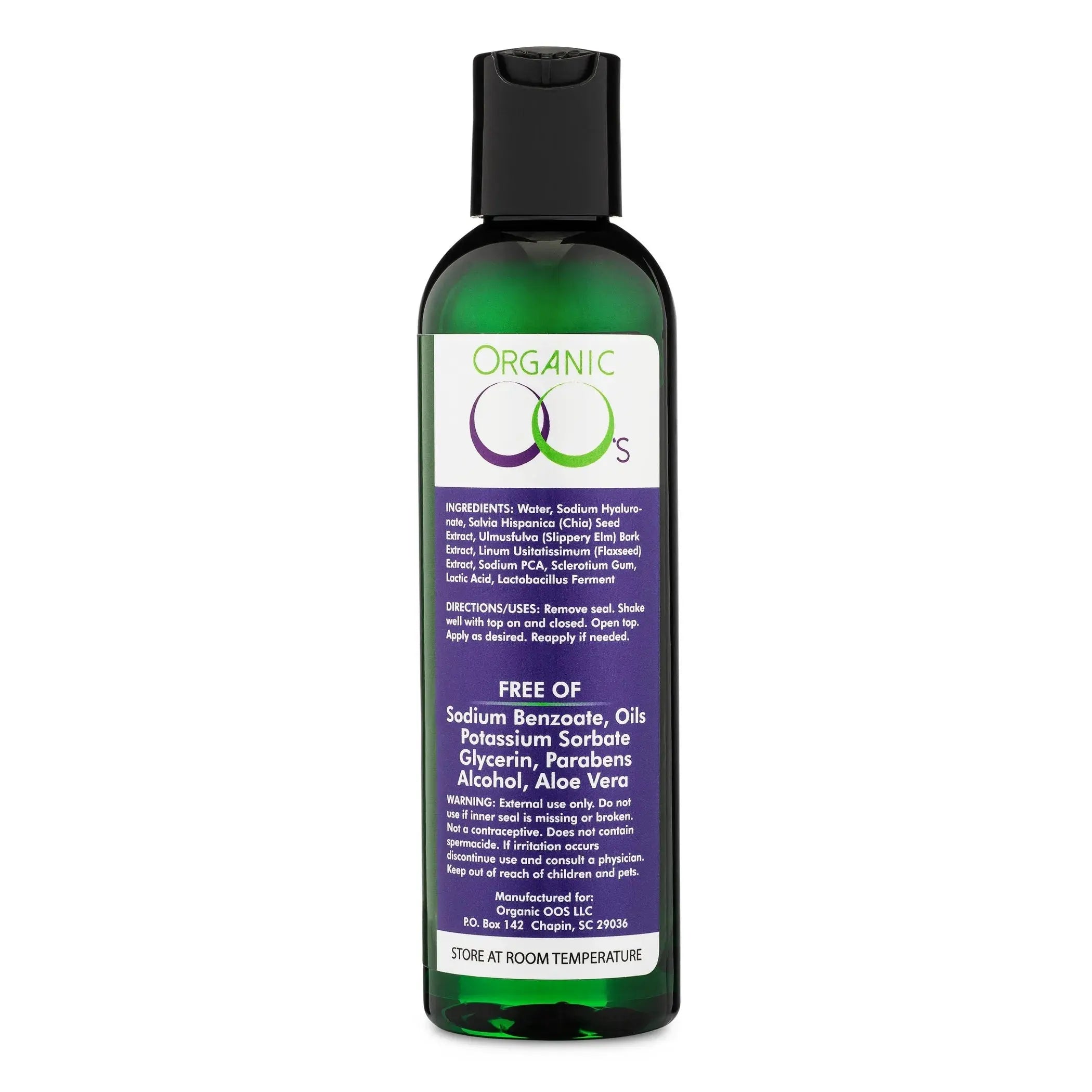 Organic OO's Water Based 100% All Natural Personal Lubricant Organic OO's
