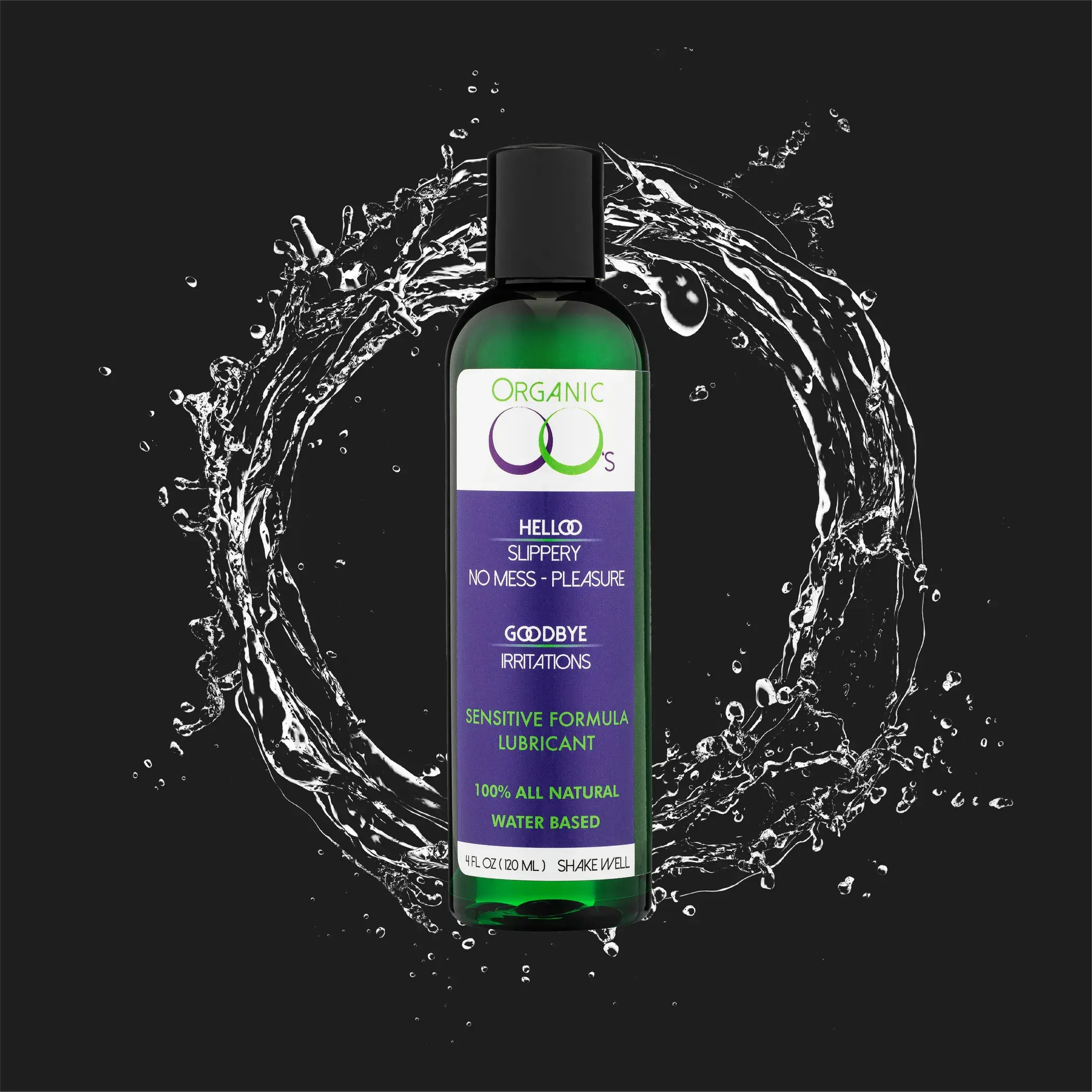 Organic OO's Water Based 100% All Natural Personal Lubricant Organic OO's