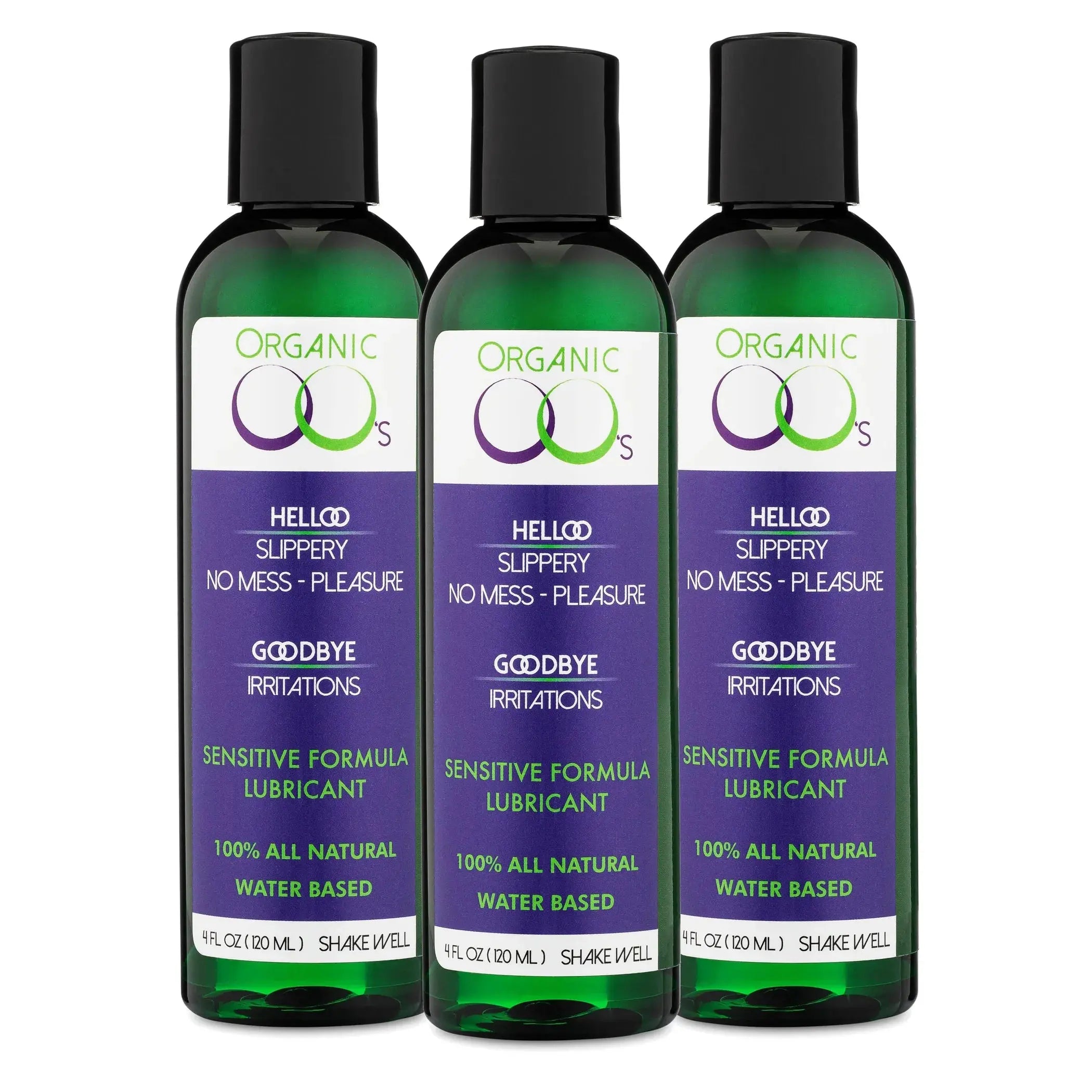 Organic OO's Water Based 100% All Natural Personal Lubricant Organic OO's