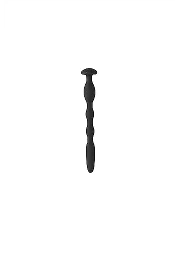 Ouch! Silicone Penis Plug with Ribbing 0.4in / 11mm Shots America