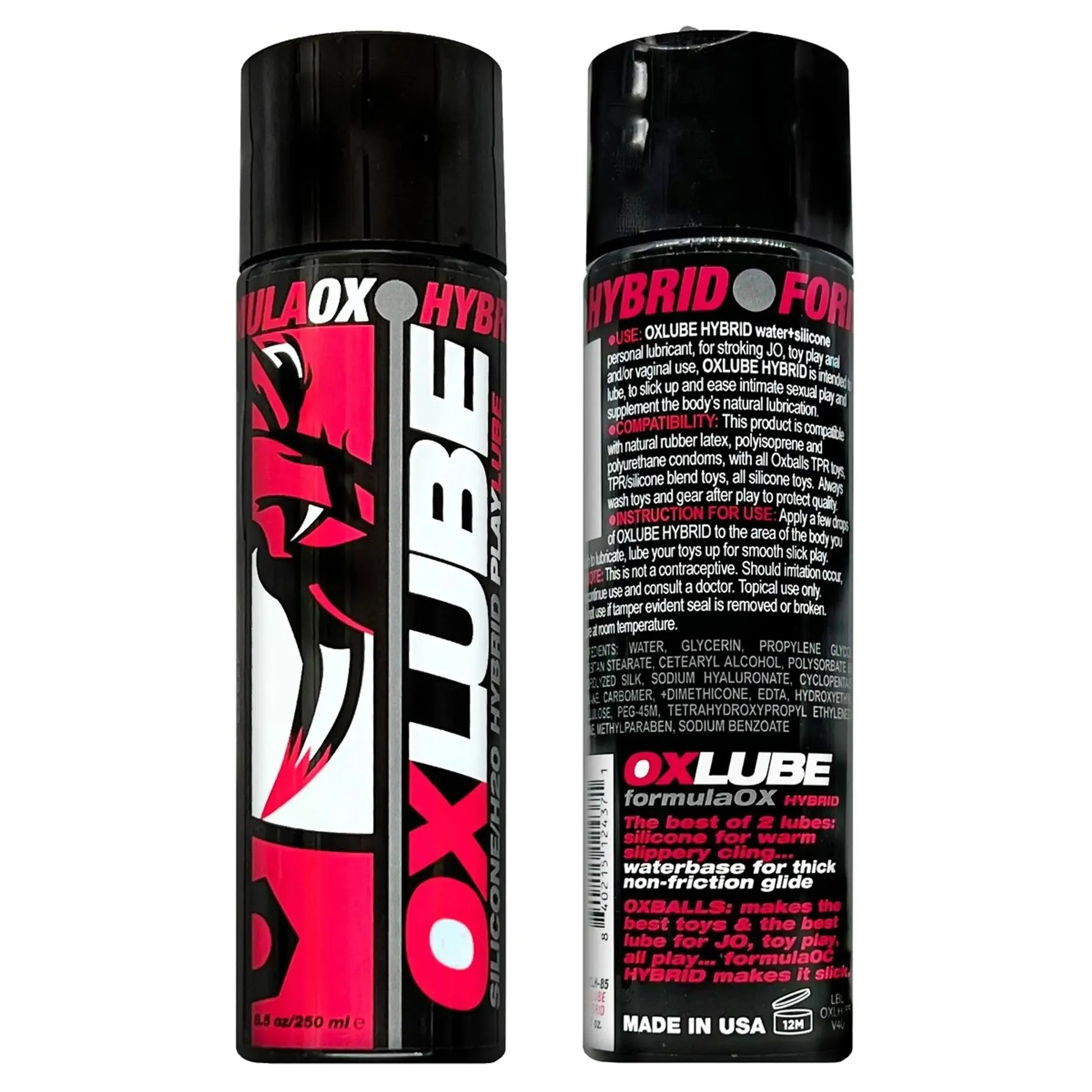 OxbBalls Hybrid Lube 8.5 oz Oxballs