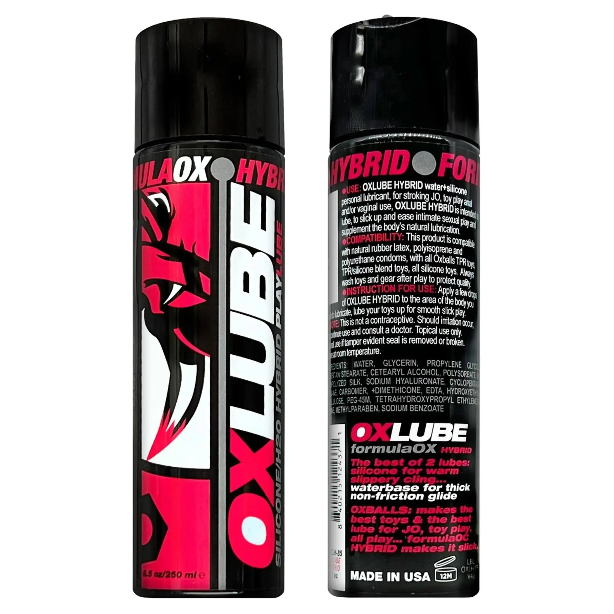 OxbBalls Hybrid Lube 8.5 oz Oxballs