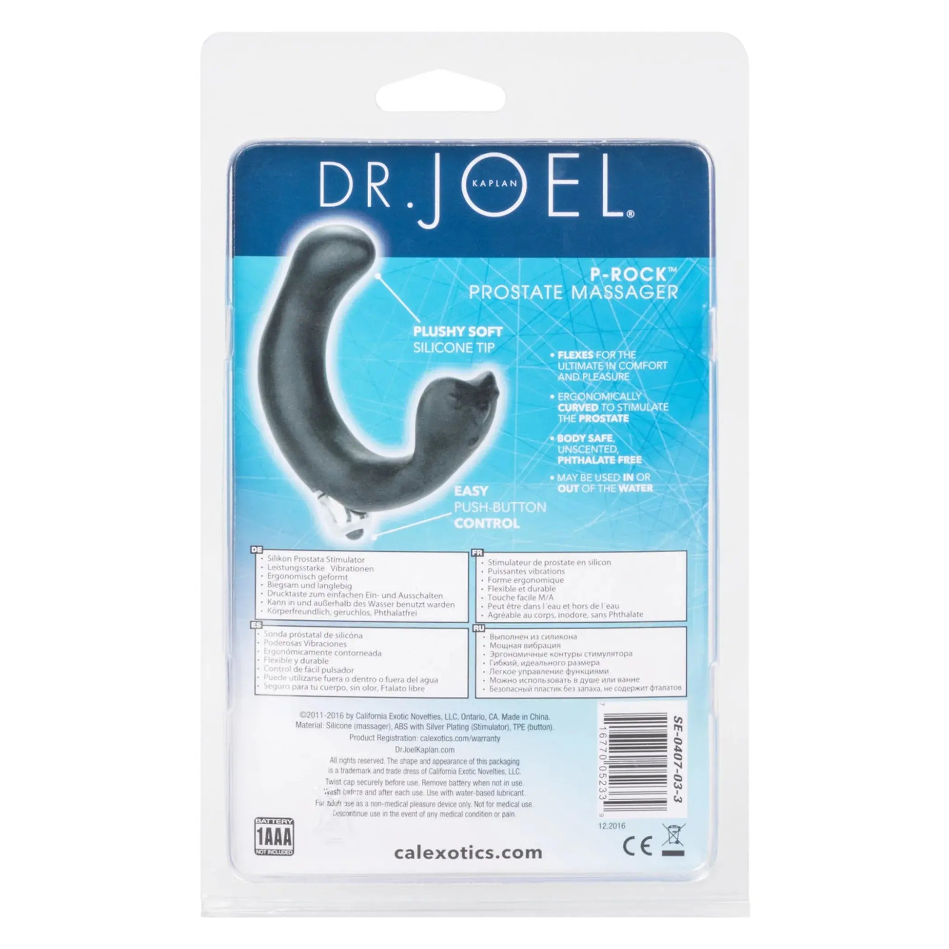 P-Rock Prostate Massager Black California Exotic Novelties