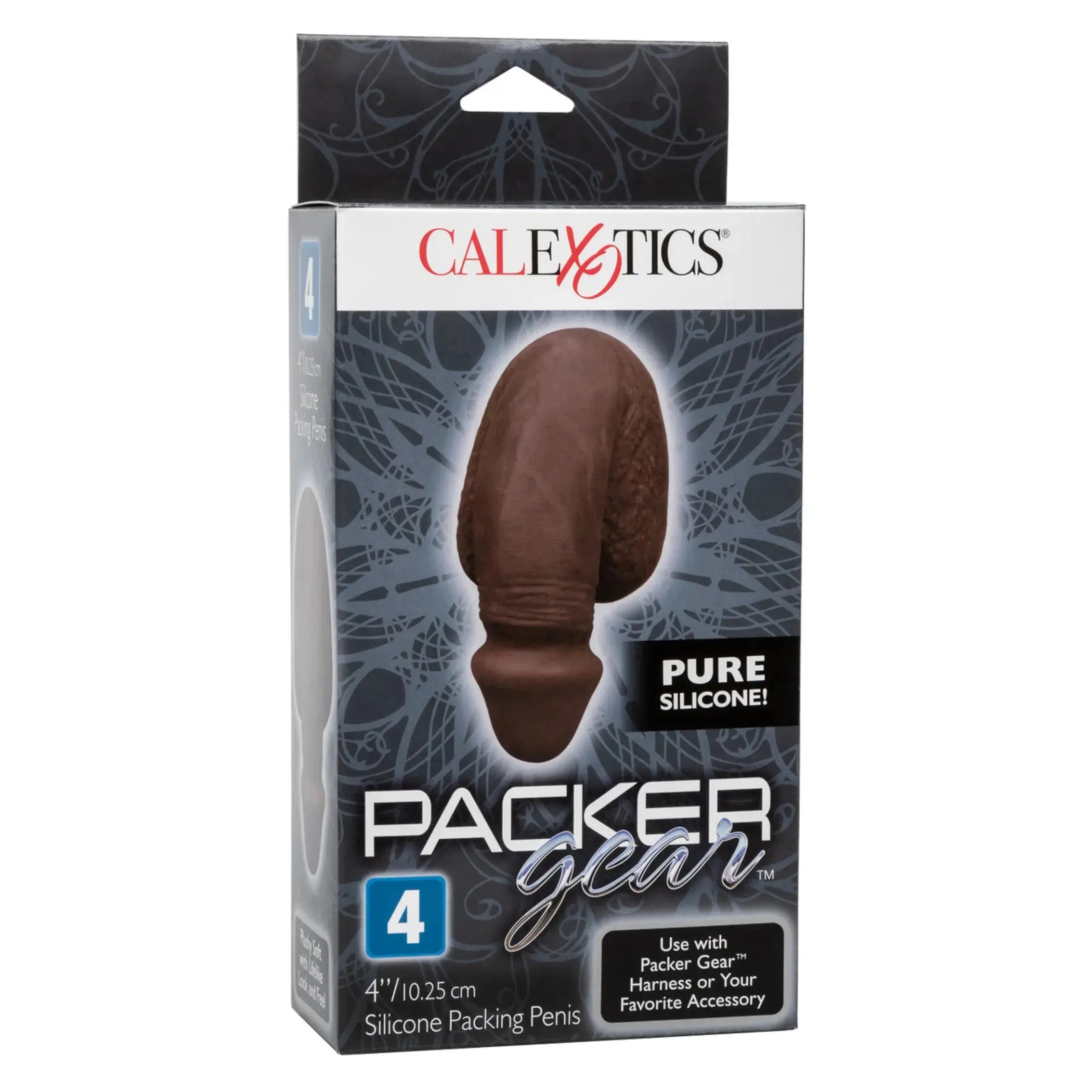 PACKER GEAR BLACK PACKING PENIS 4IN SILICONE California Exotic Novelties