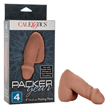 PACKER GEAR BROWN PACKING PENIS 4IN California Exotic Novelties