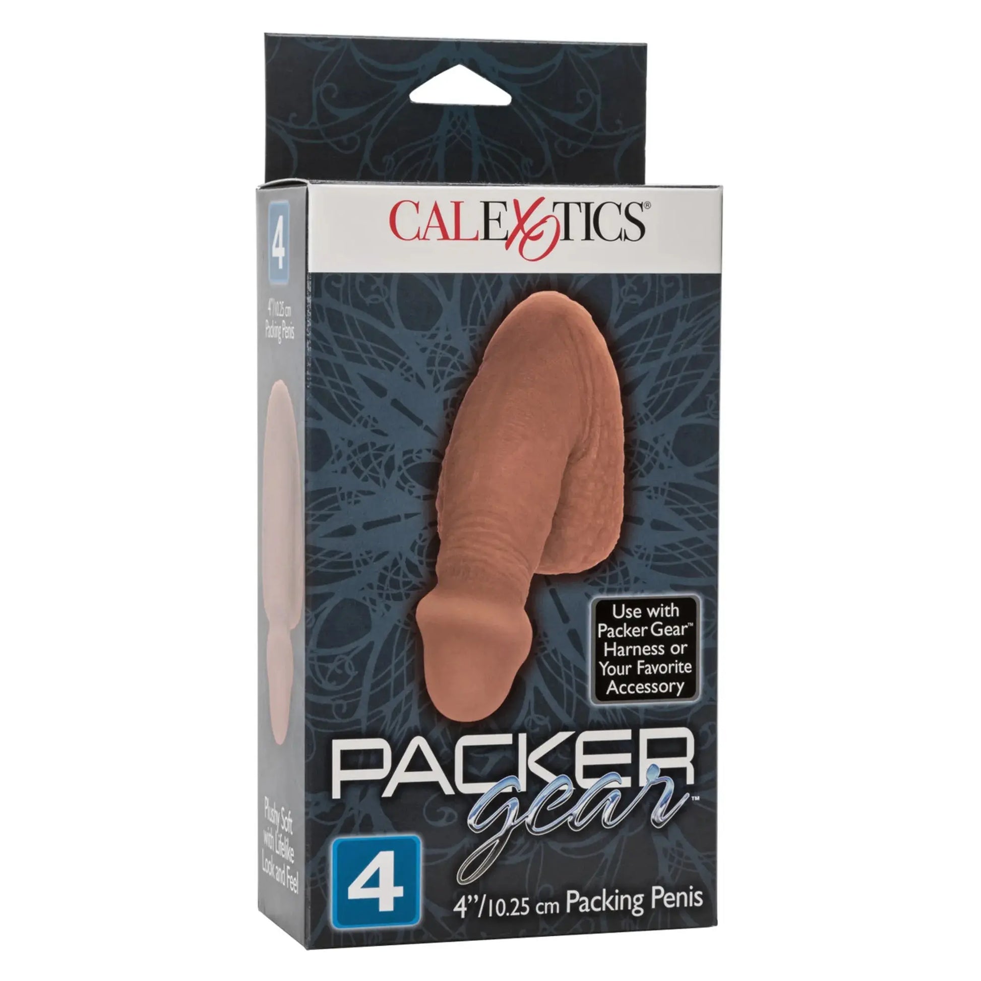 PACKER GEAR BROWN PACKING PENIS 4IN California Exotic Novelties