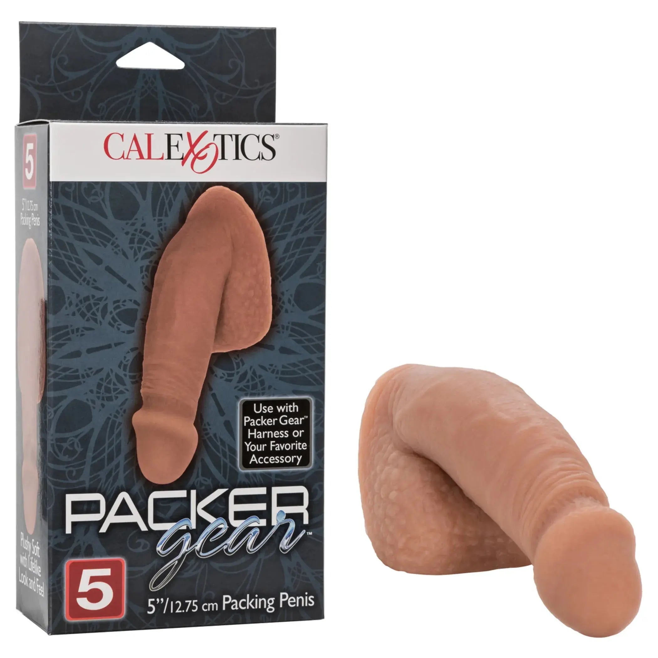 PACKER GEAR BROWN PACKING PENIS 5IN California Exotic Novelties