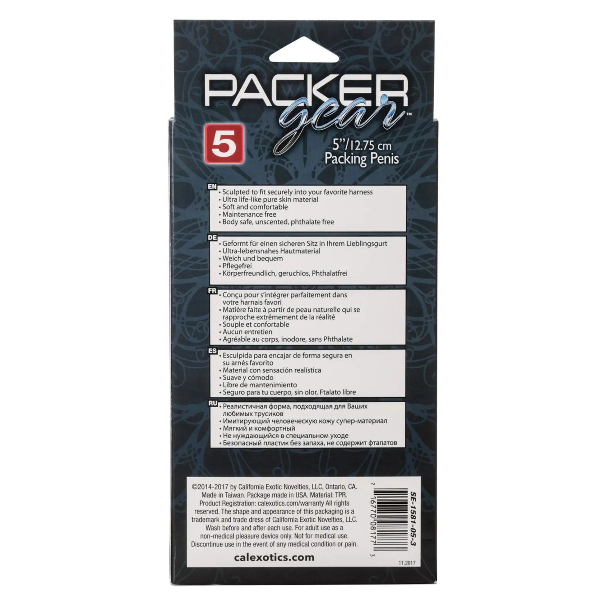 PACKER GEAR IVORY PACKING PENIS 5IN California Exotic Novelties