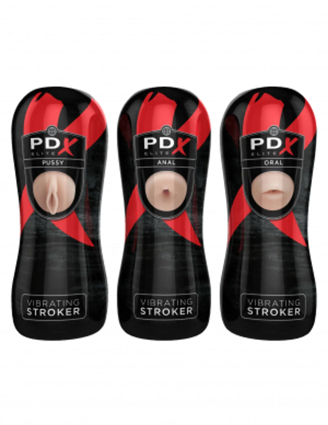 PDX ELITE VIBRATING STROKER 12PC DISPLAY Pipedream Products
