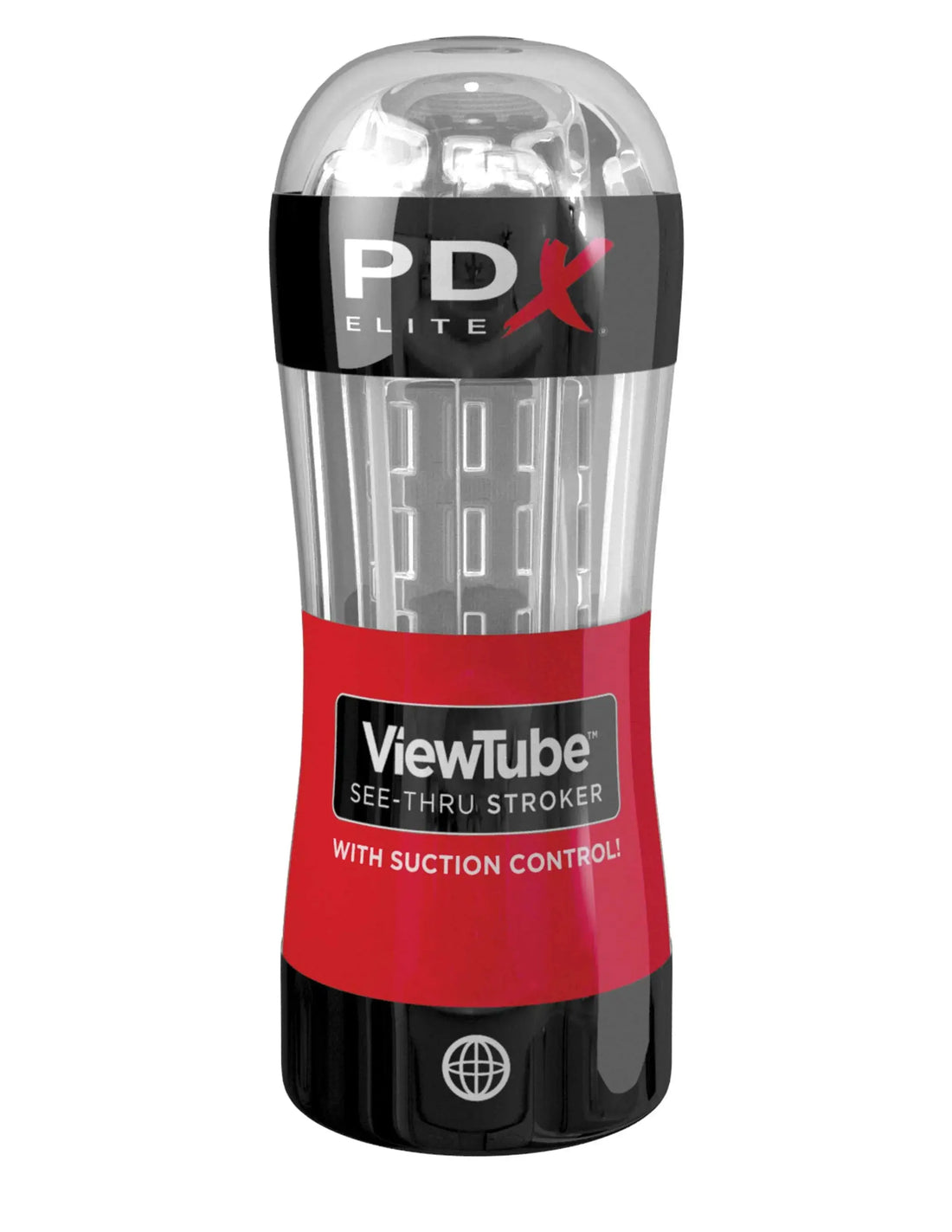 PDX ELITE VIEWTUBE SEE-THRU STROKER Pipedream Products